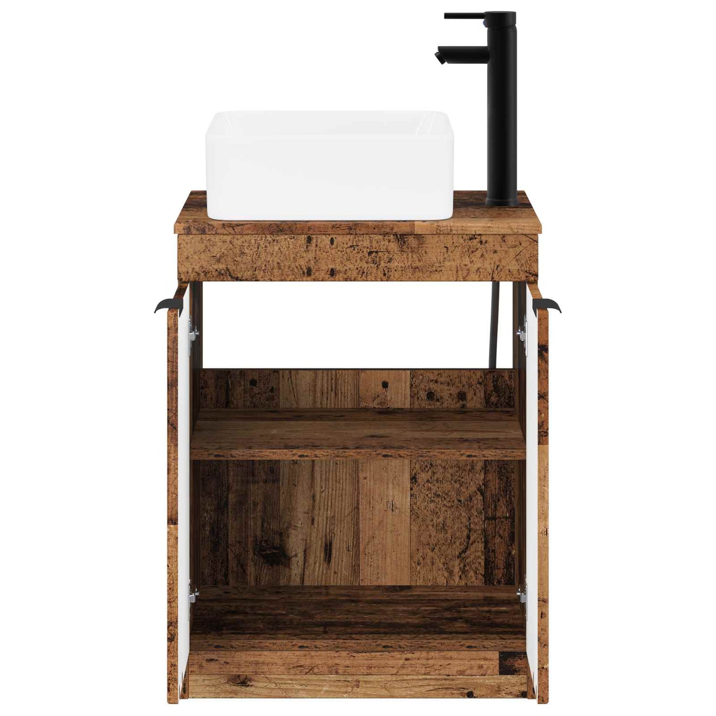 Bathroom Furniture Set Old Wood Engineered Wood