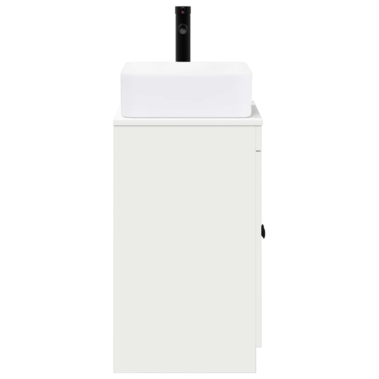 Bathroom Furniture Set White Engineered Wood