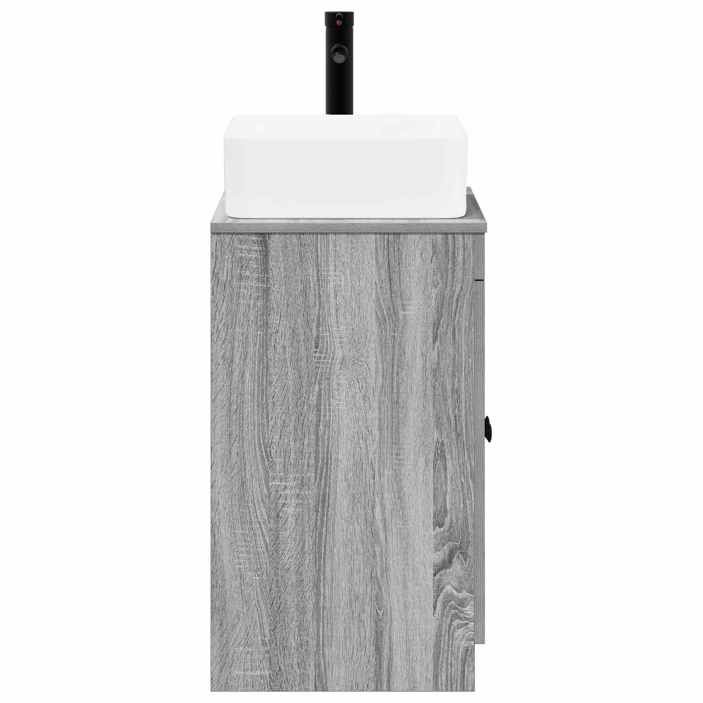 Bathroom Furniture Set Grey Sonoma Engineered Wood