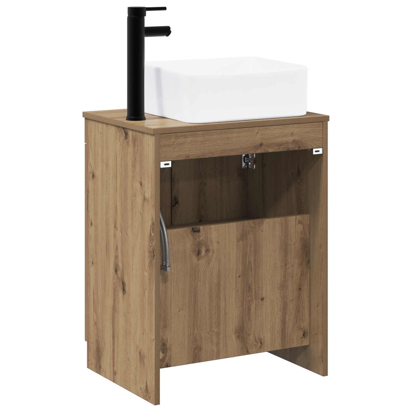 Bathroom Furniture Set Artisan Oak Engineered Wood