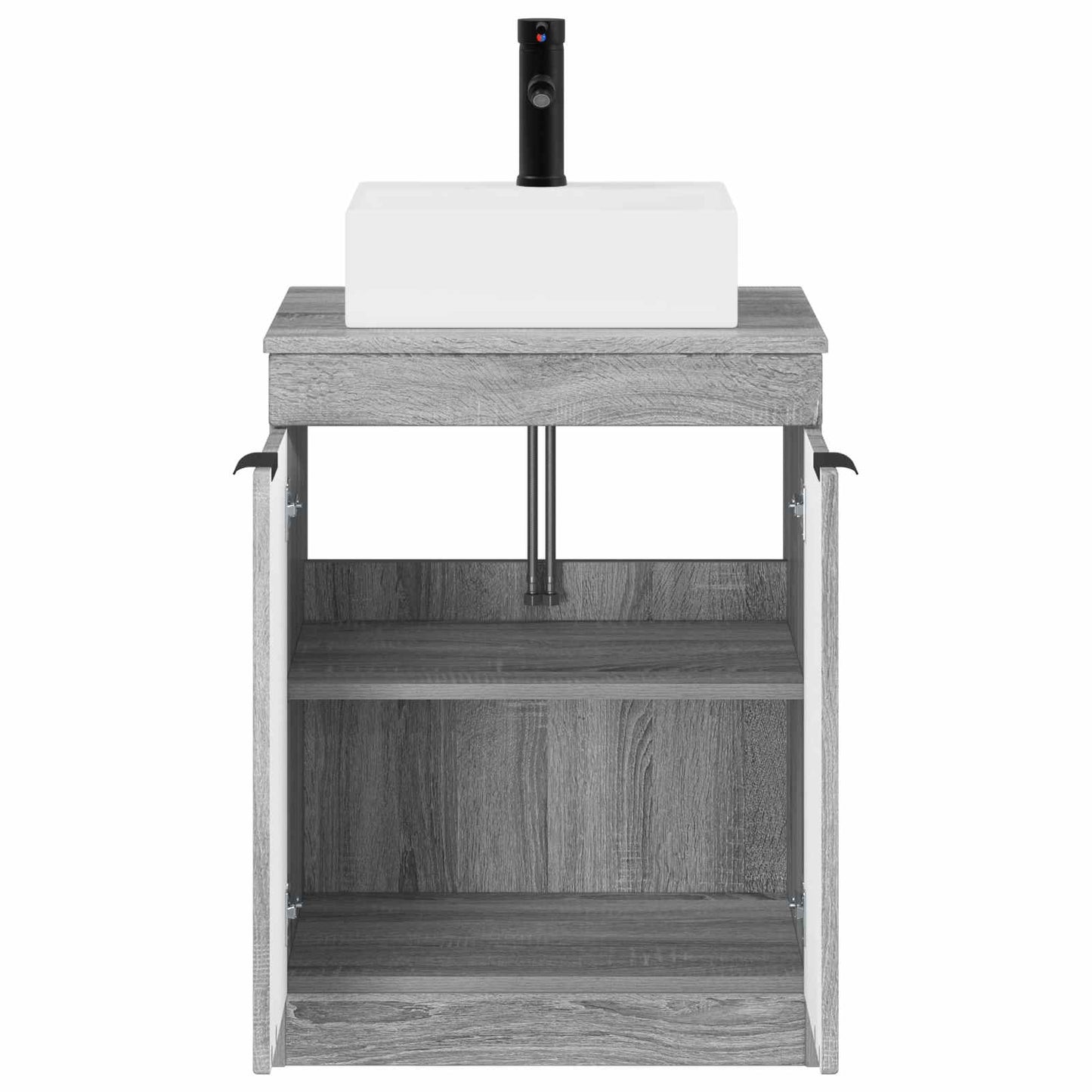 Bathroom Furniture Set Grey Sonoma Engineered Wood