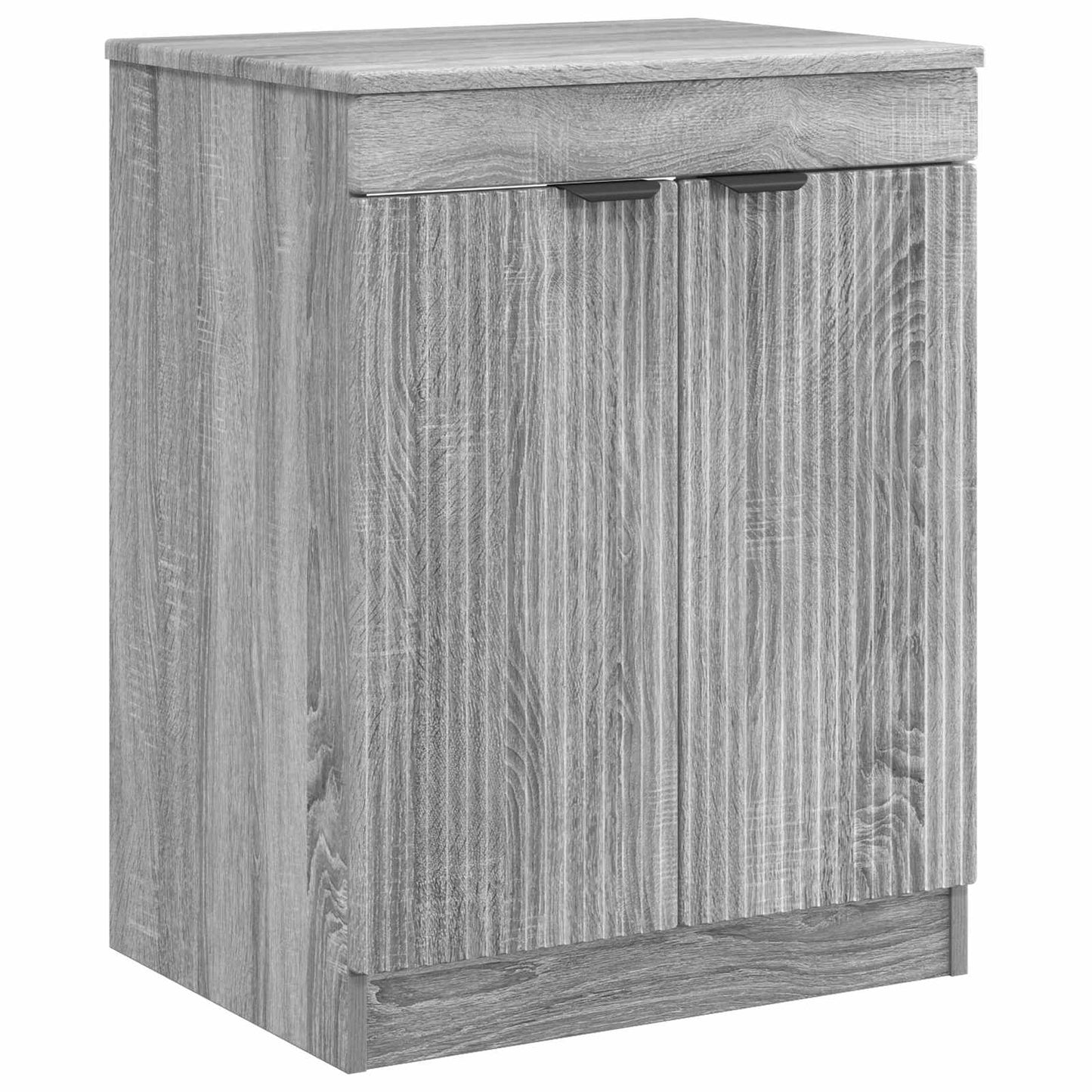Bathroom Furniture Set Grey Sonoma Engineered Wood