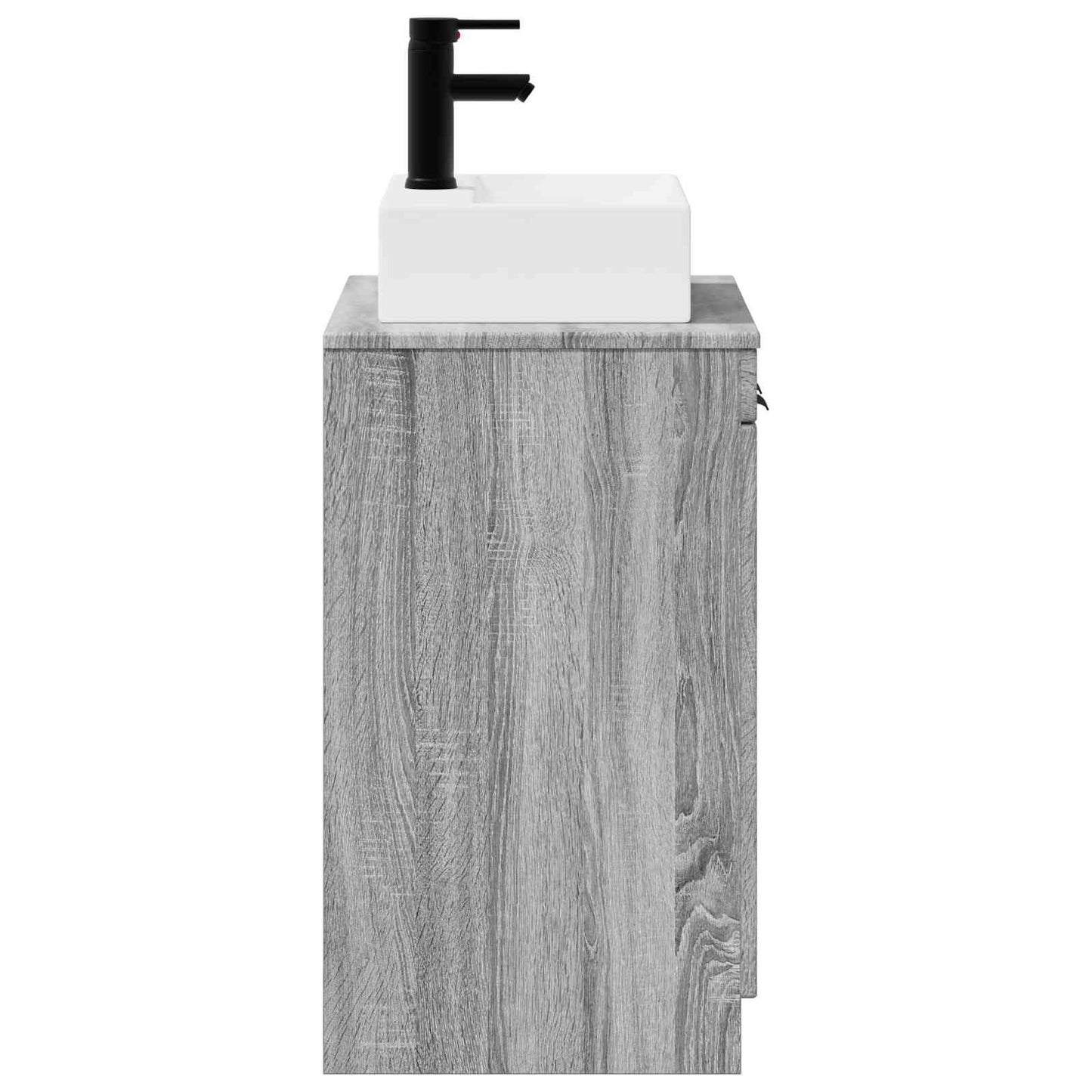 Bathroom Furniture Set Grey Sonoma Engineered Wood