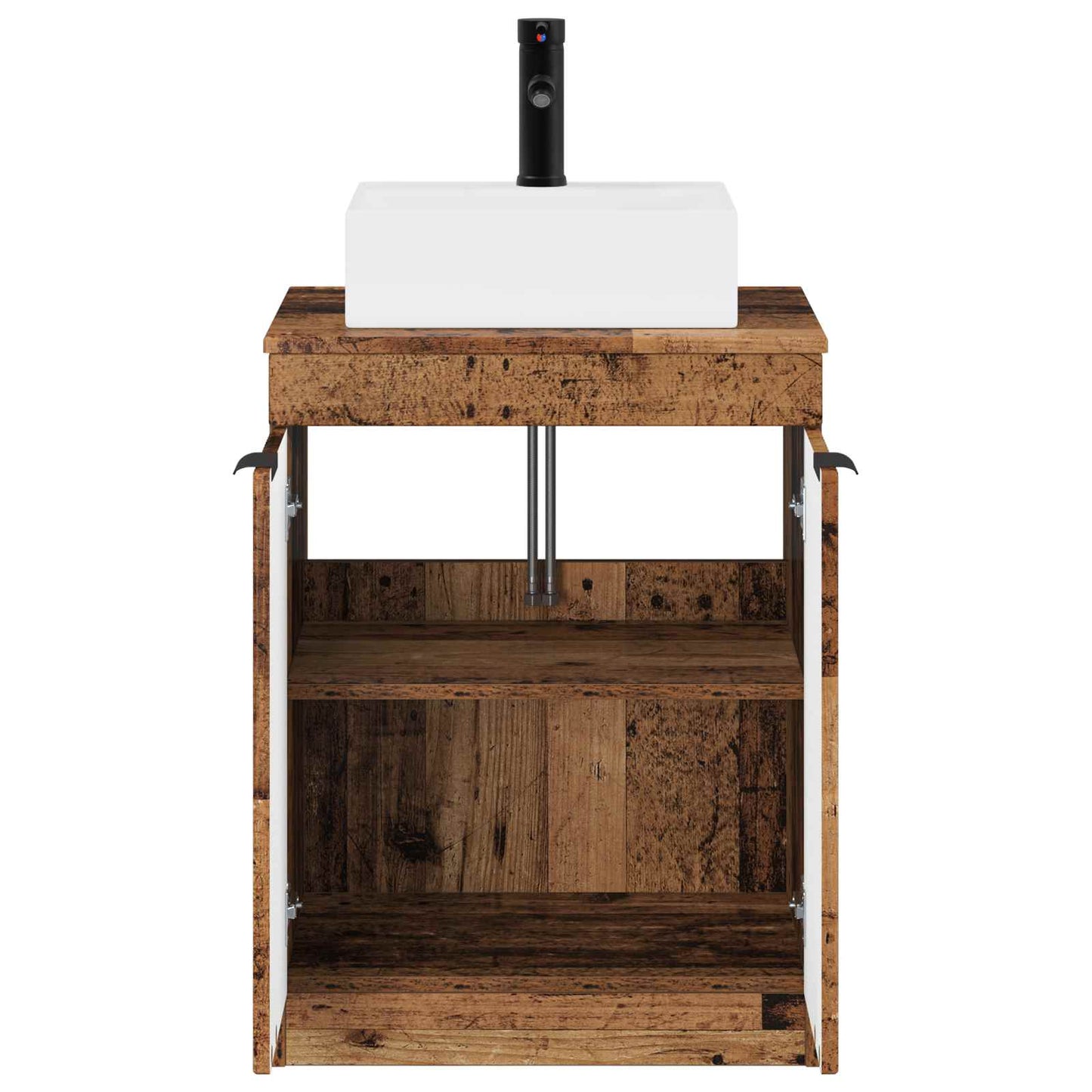 Bathroom Furniture Set Old Wood Engineered Wood