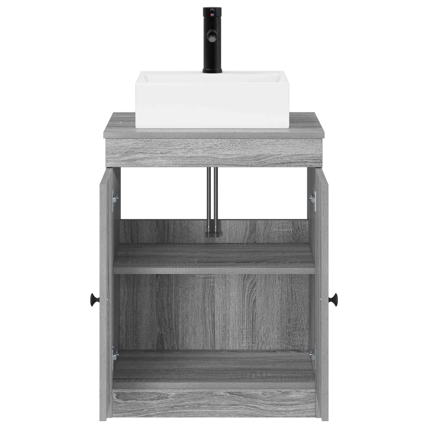 Bathroom Furniture Set Grey Sonoma Engineered Wood