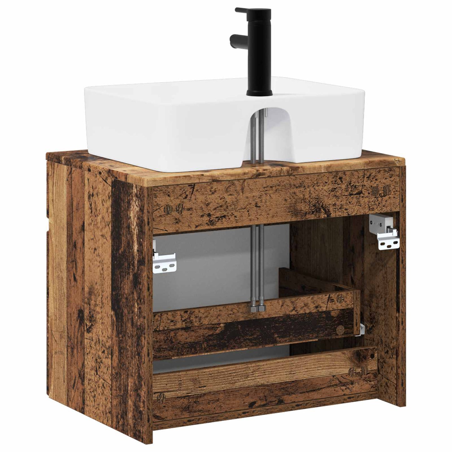Bathroom Furniture Set Old Wood Engineered Wood