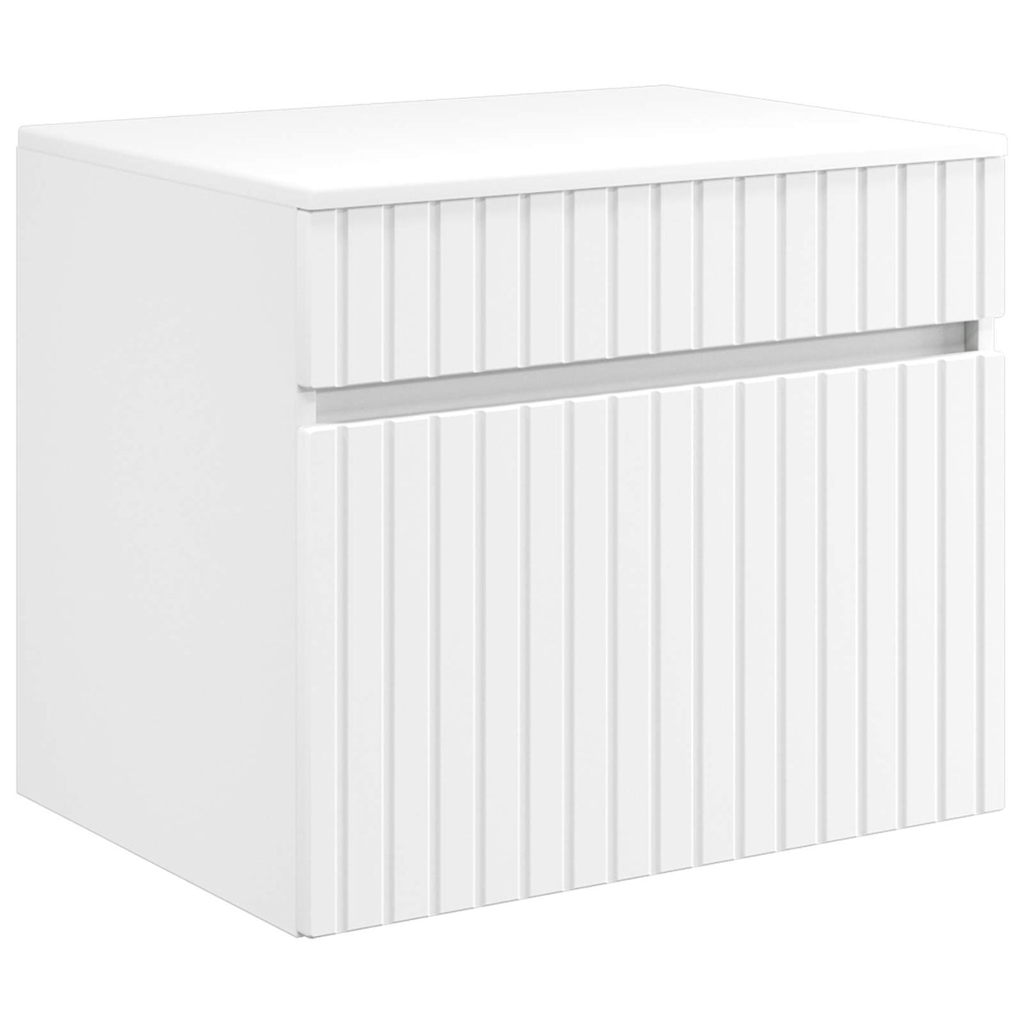 Bathroom Furniture Set White Engineered Wood