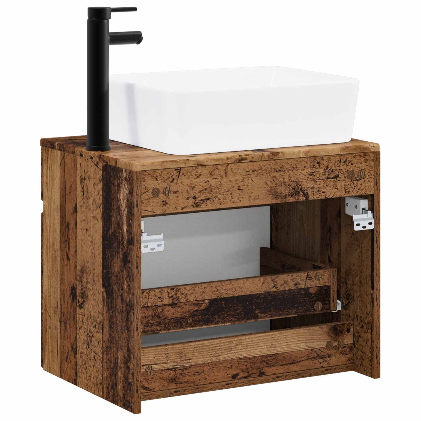 Bathroom Furniture Set Old Wood Engineered Wood