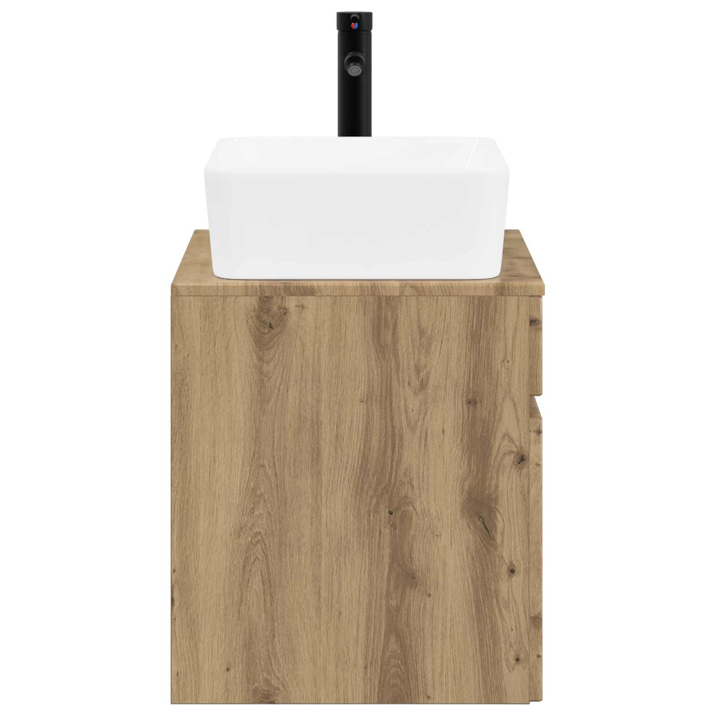 Bathroom Furniture Set Artisan Oak Engineered Wood