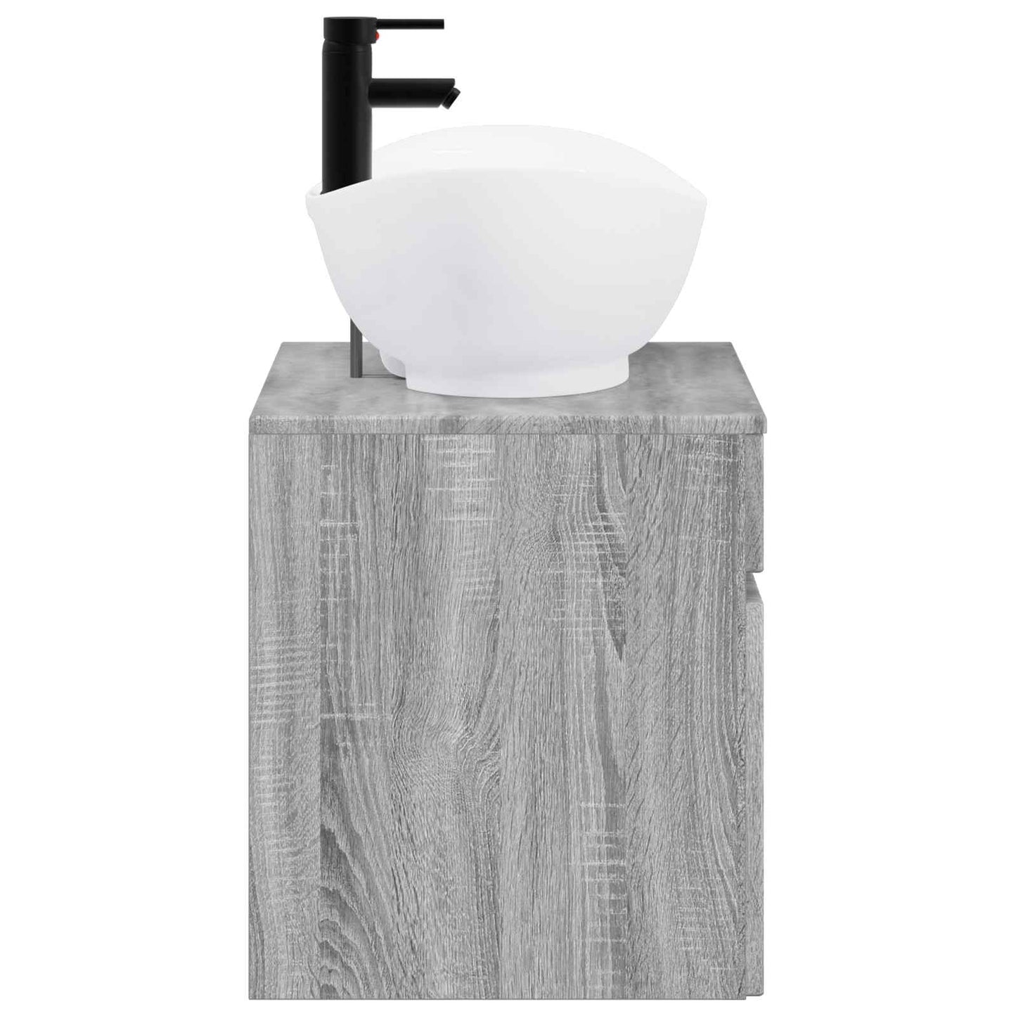 Bathroom Furniture Set Grey Sonoma Engineered Wood