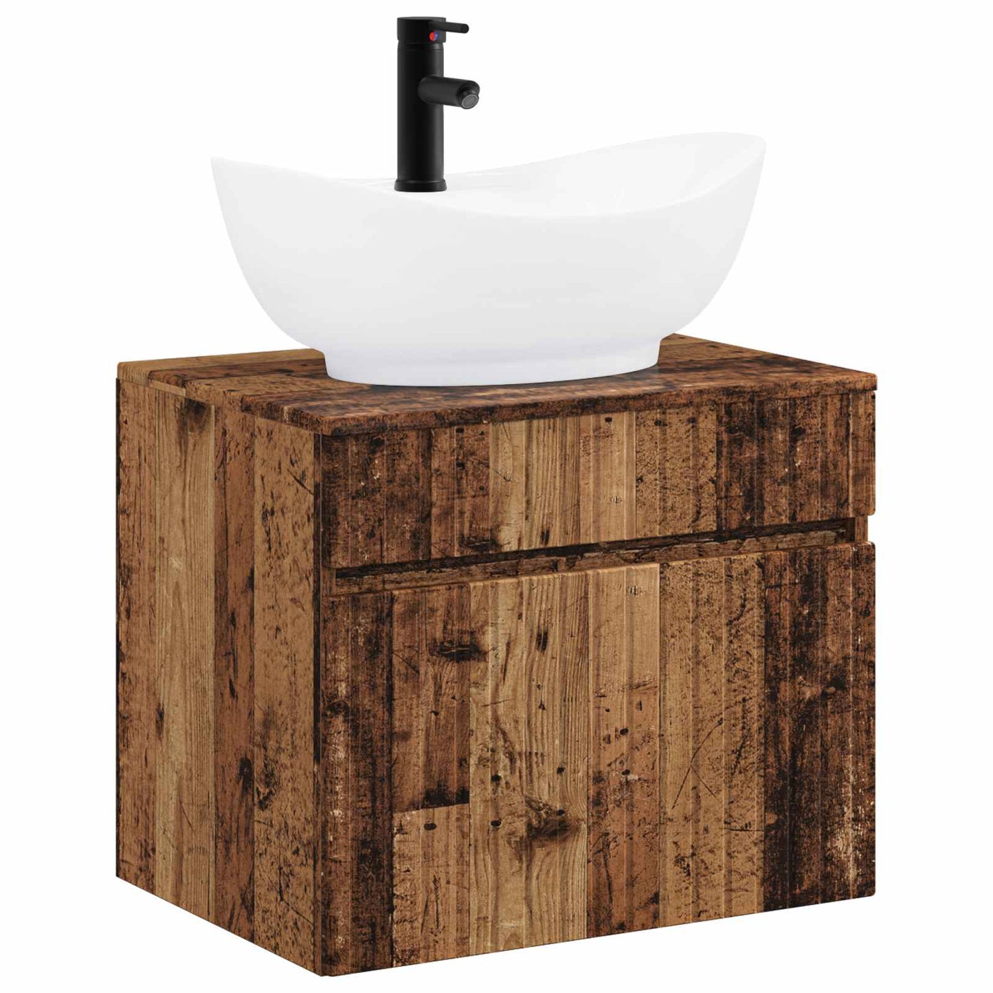 Bathroom Furniture Set Old Wood Engineered Wood