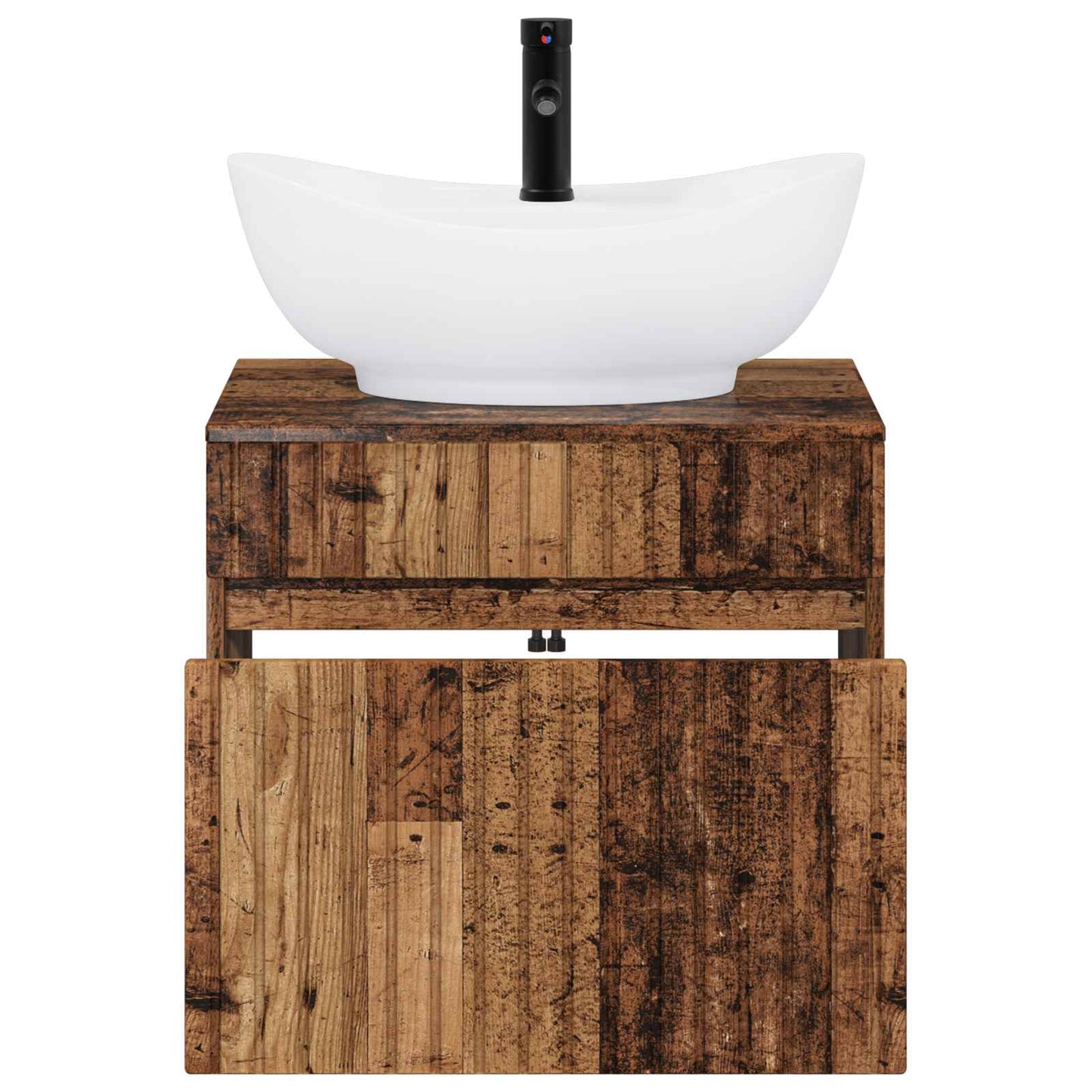 Bathroom Furniture Set Old Wood Engineered Wood