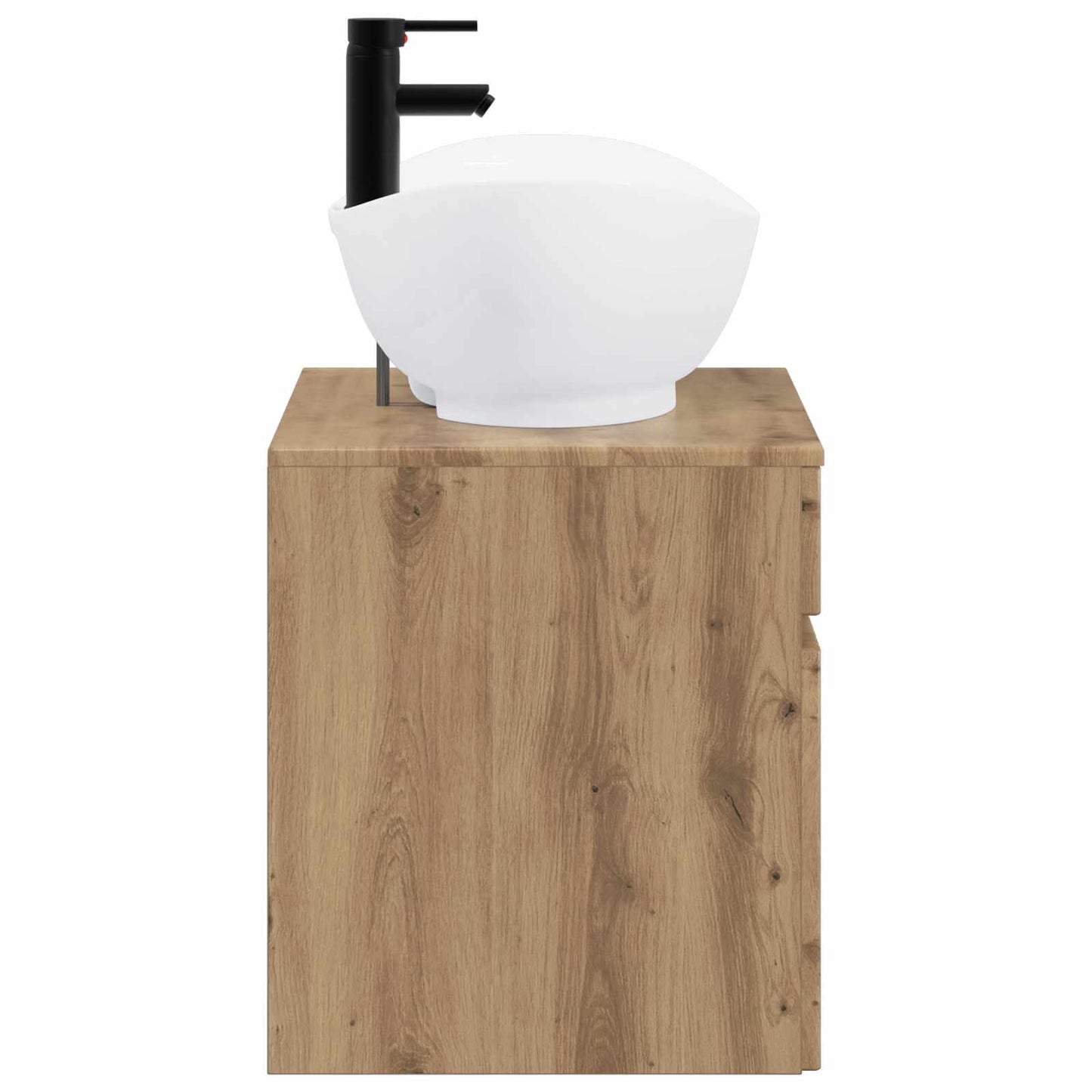 Bathroom Furniture Set Artisan Oak Engineered Wood
