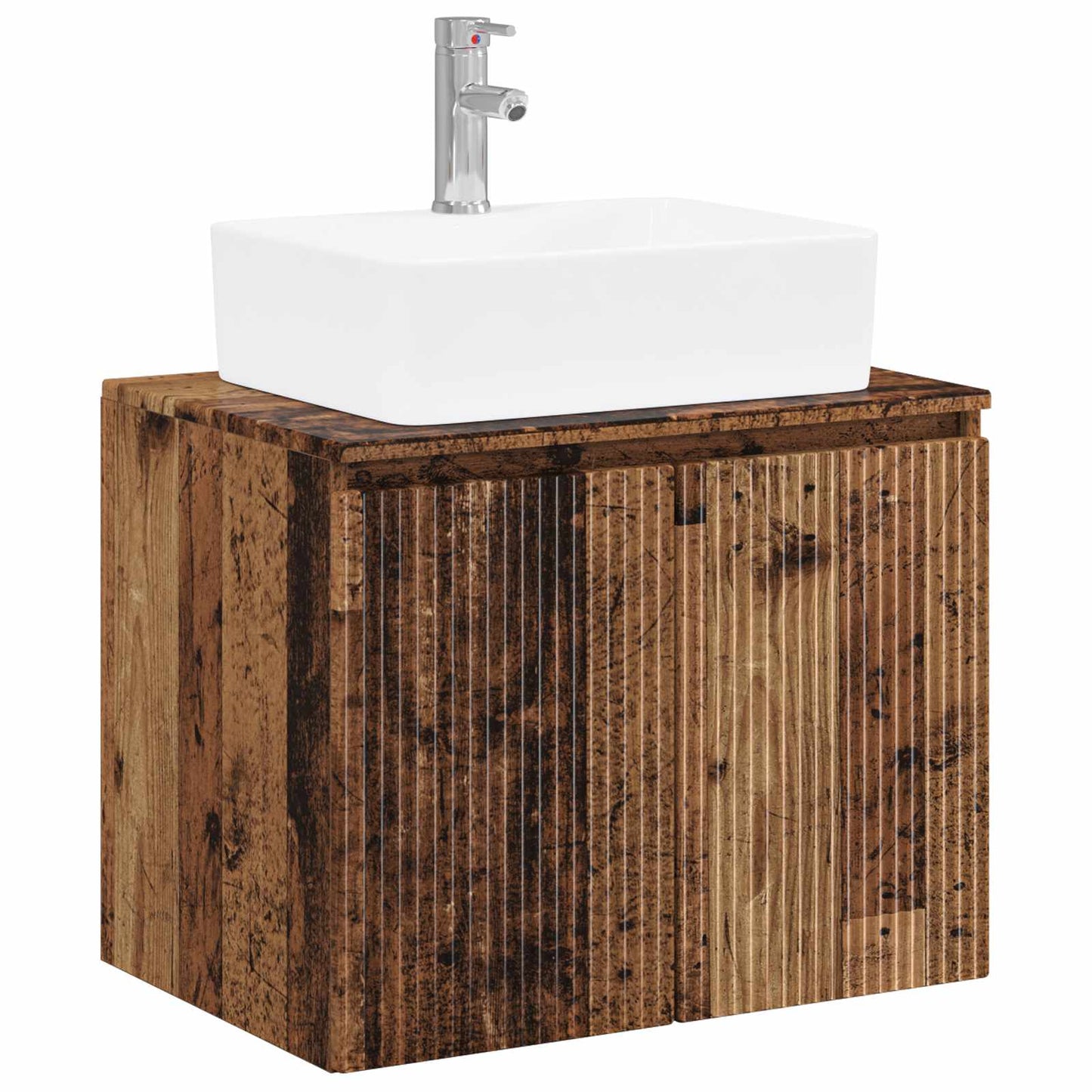 Bathroom Furniture Set Old Wood Engineered Wood