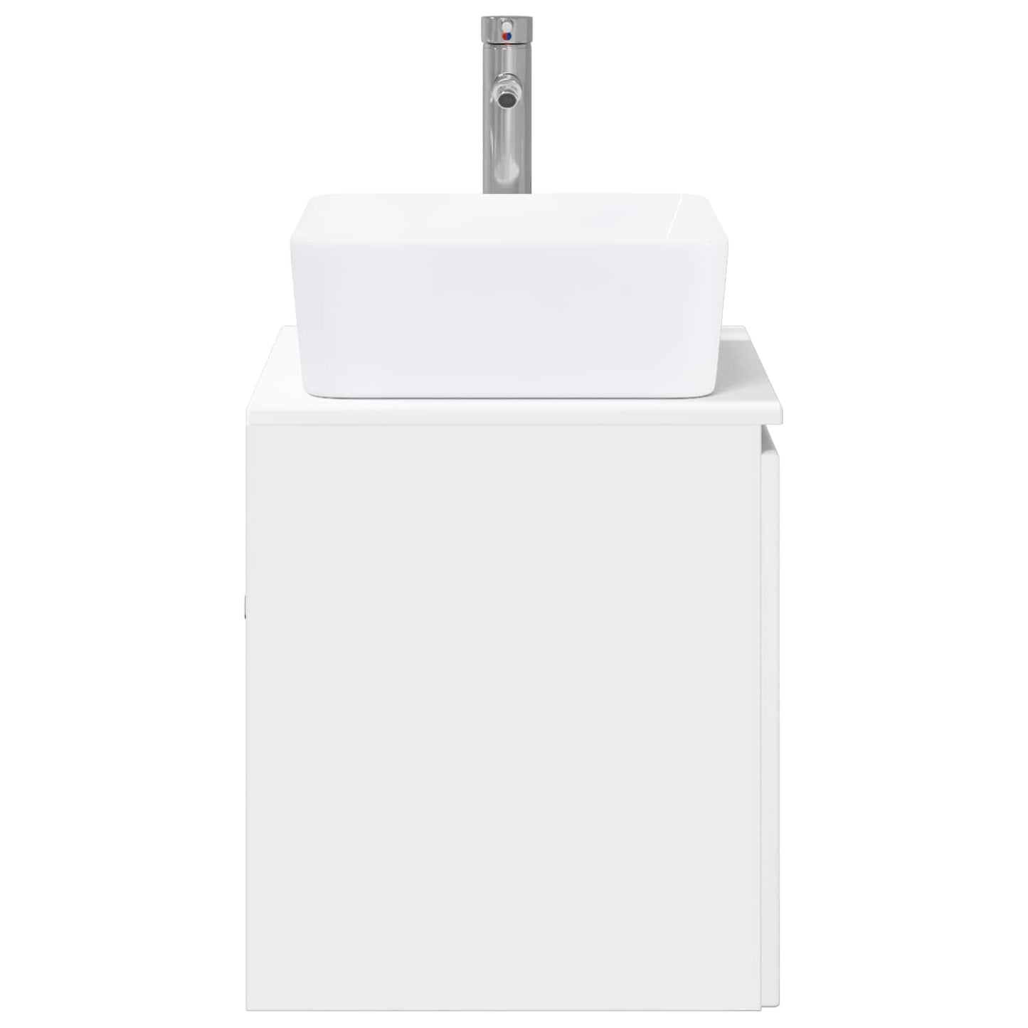 Bathroom Furniture Set White Engineered Wood