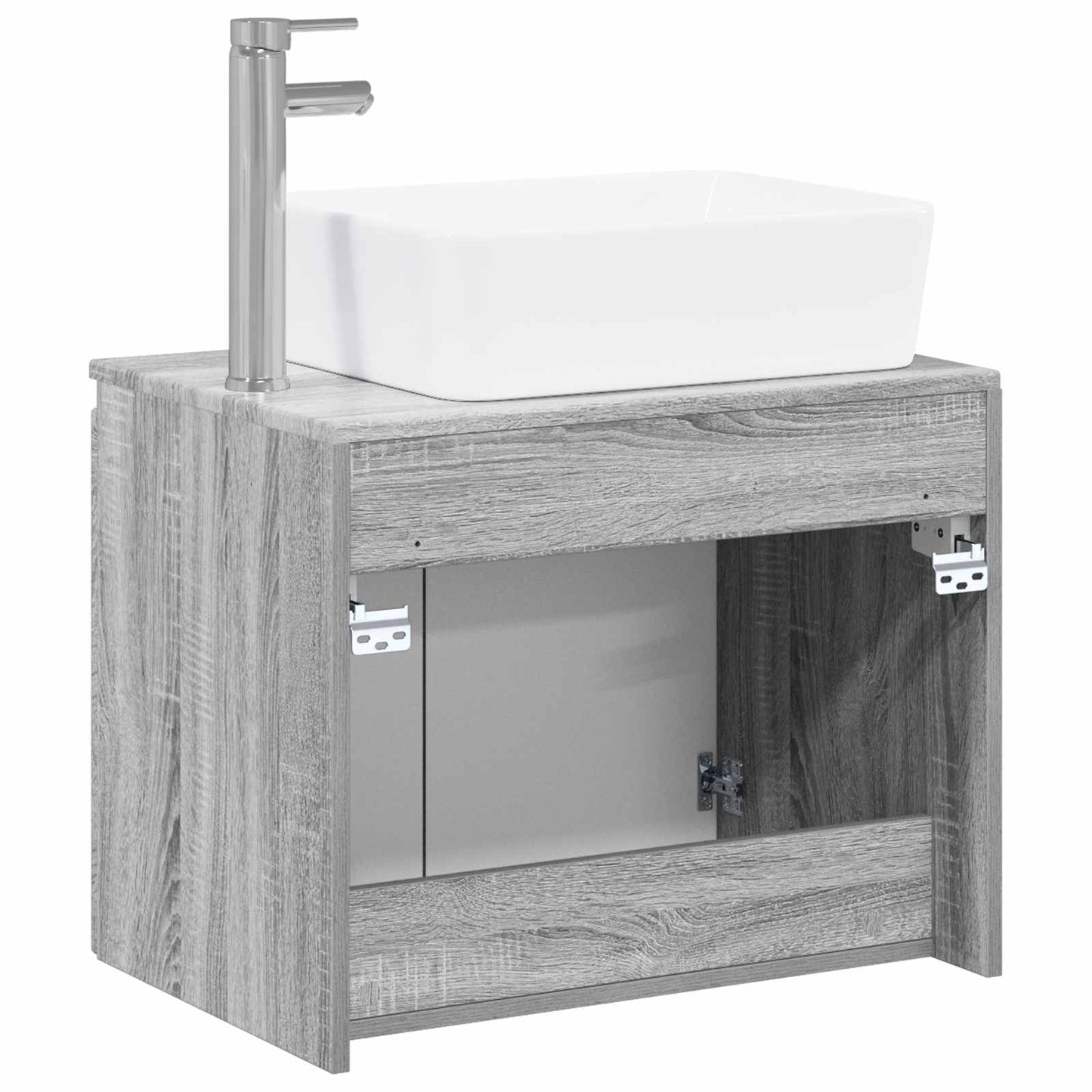 Bathroom Furniture Set Grey Sonoma Engineered Wood