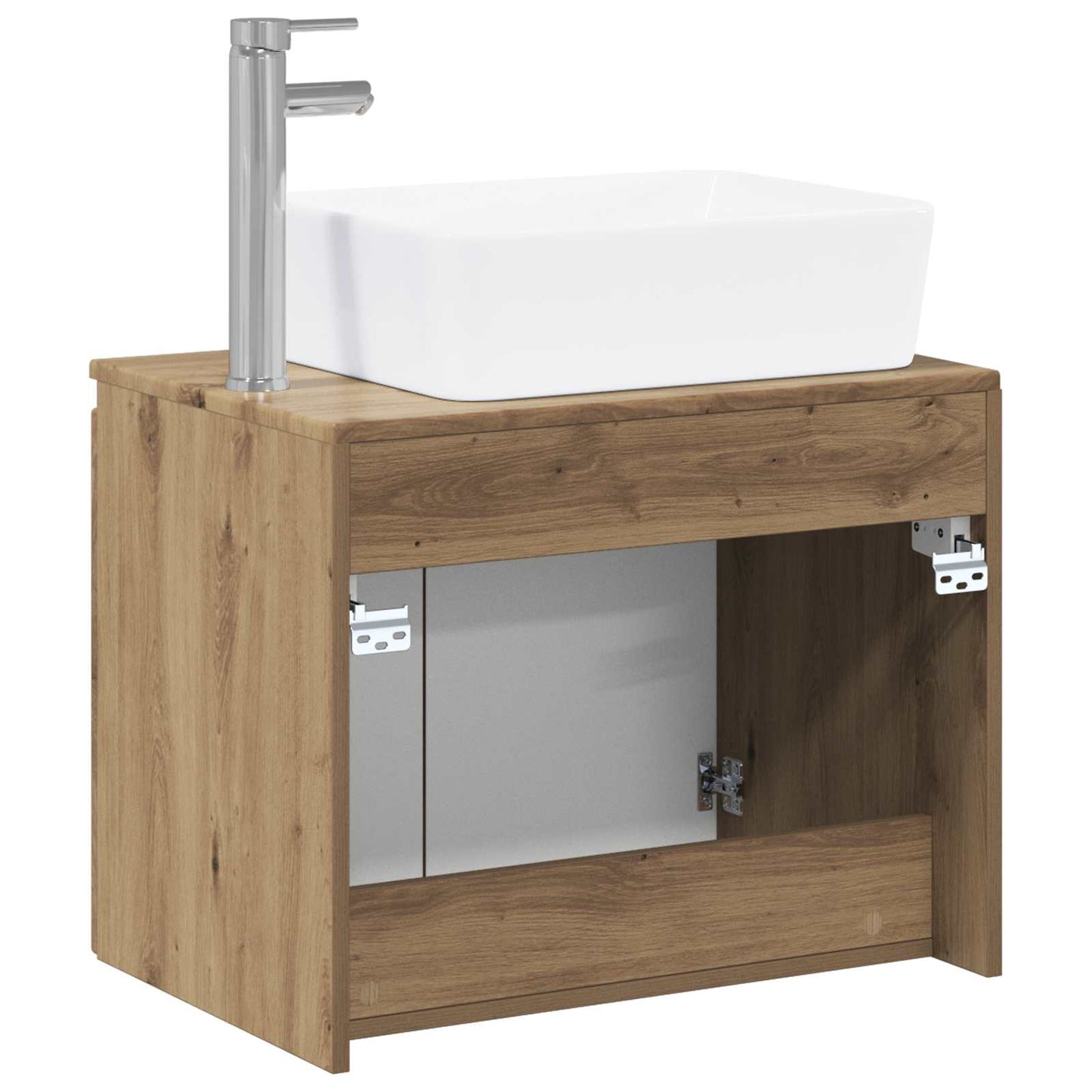 Bathroom Furniture Set Artisan Oak Engineered Wood