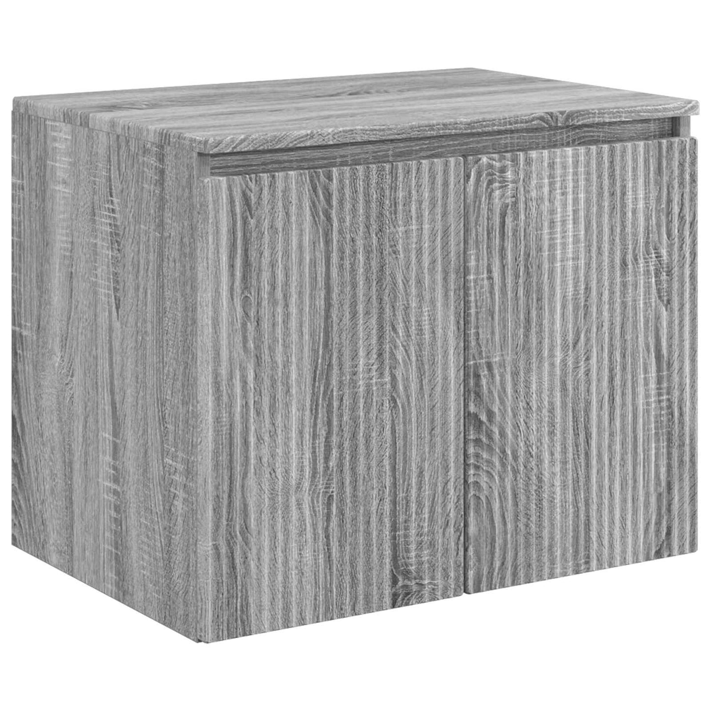Bathroom Furniture Set Grey Sonoma Engineered Wood