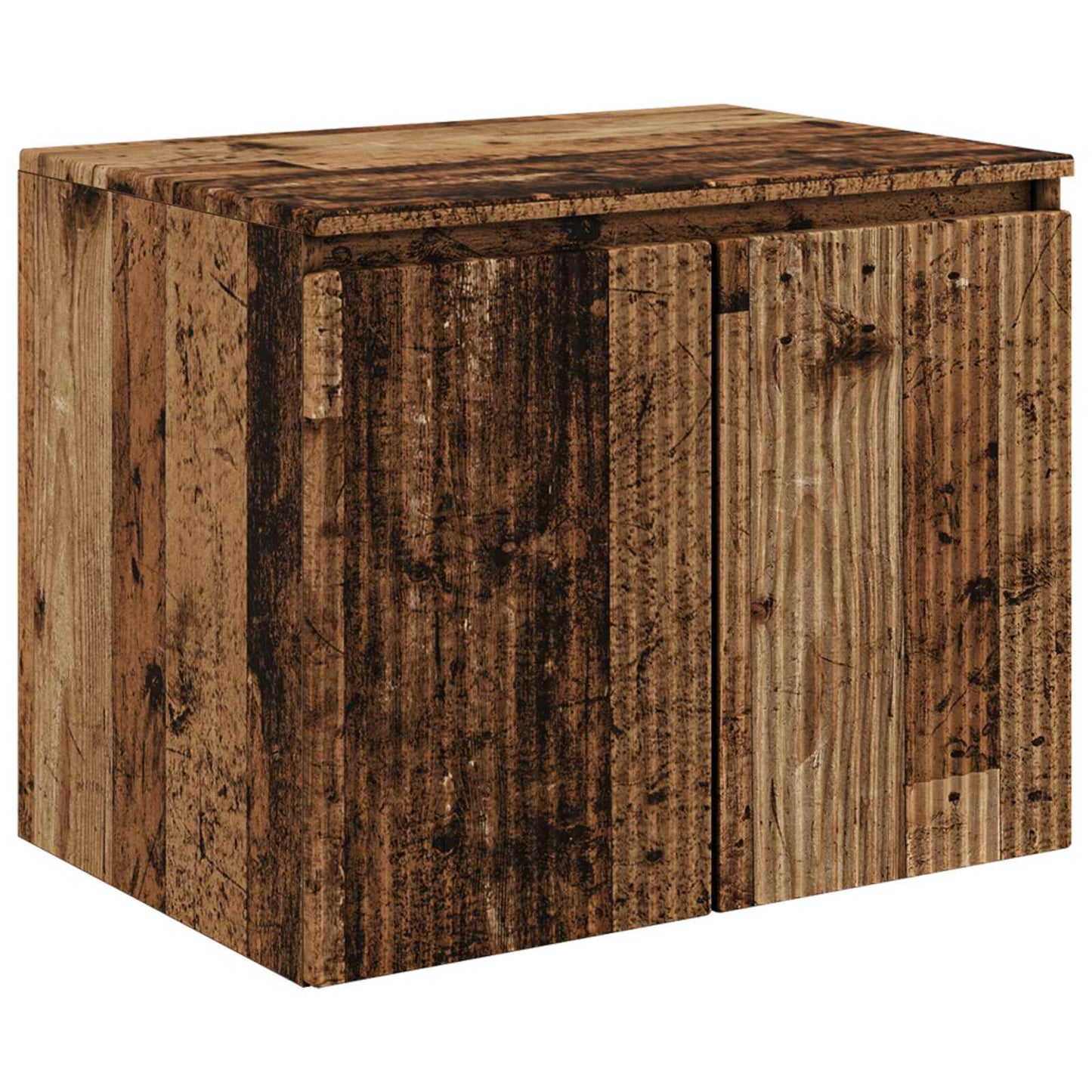 Bathroom Furniture Set Old Wood Engineered Wood