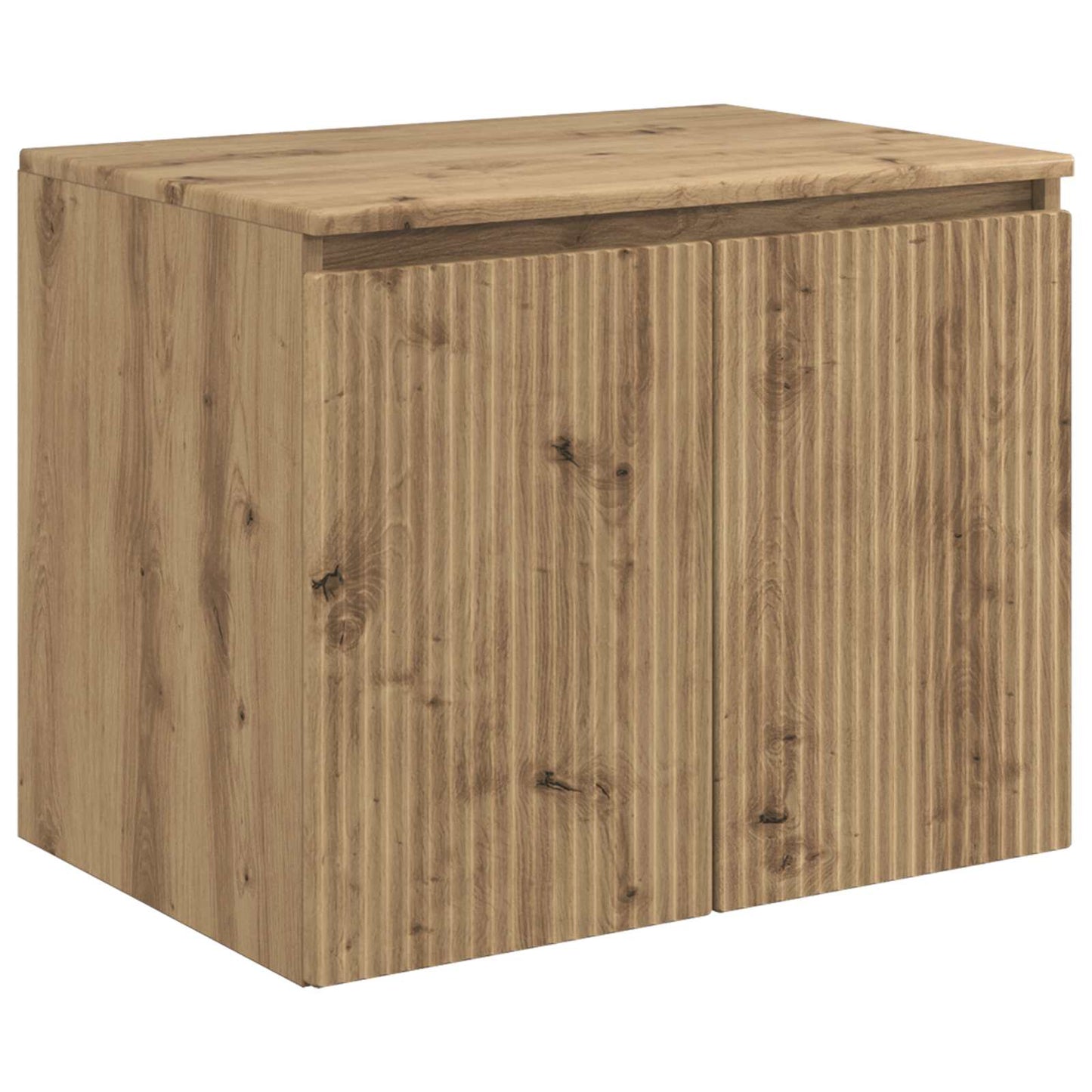 Bathroom Furniture Set Artisan Oak Engineered Wood