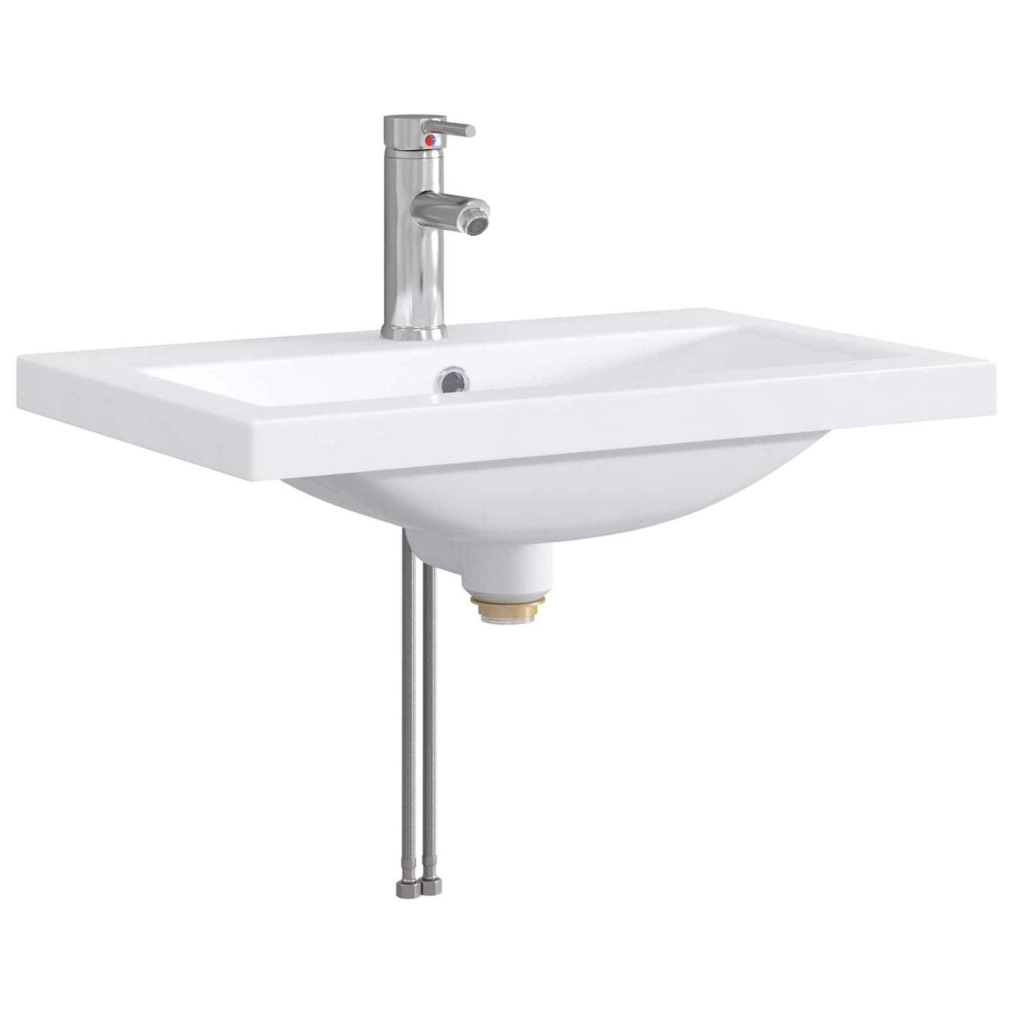 Bathroom Furniture Set Smoked Oak 61 x 40 x 84.5 cm