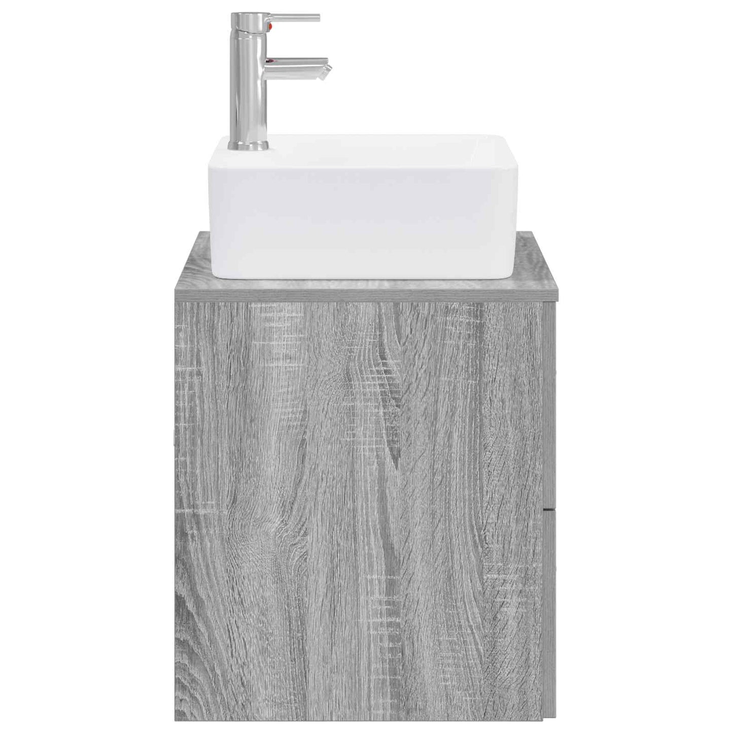 Bathroom Furniture Set Grey Sonoma Engineered Wood
