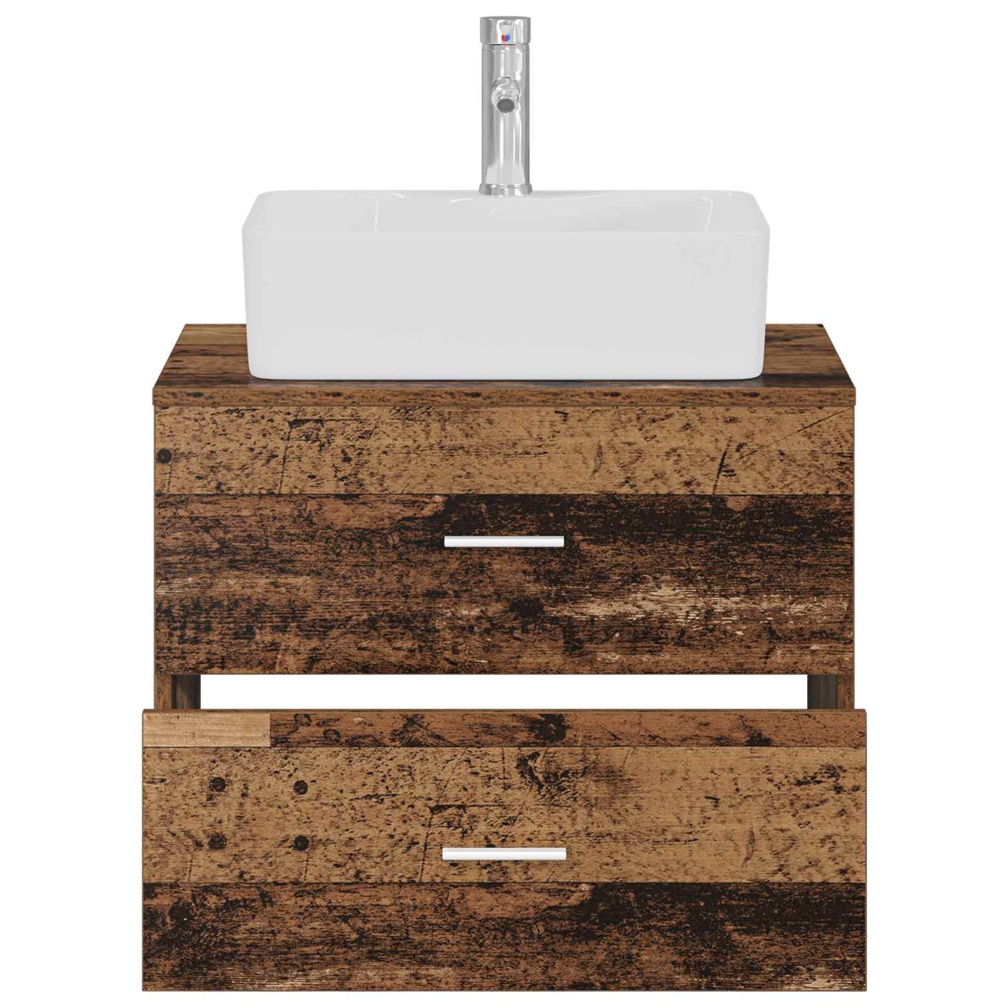 Bathroom Furniture Set Old Wood Engineered Wood