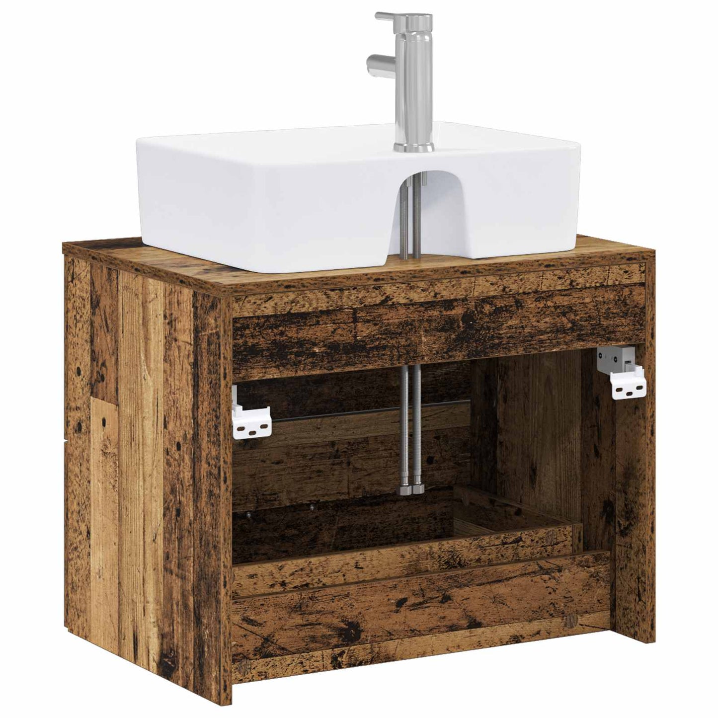 Bathroom Furniture Set Old Wood Engineered Wood