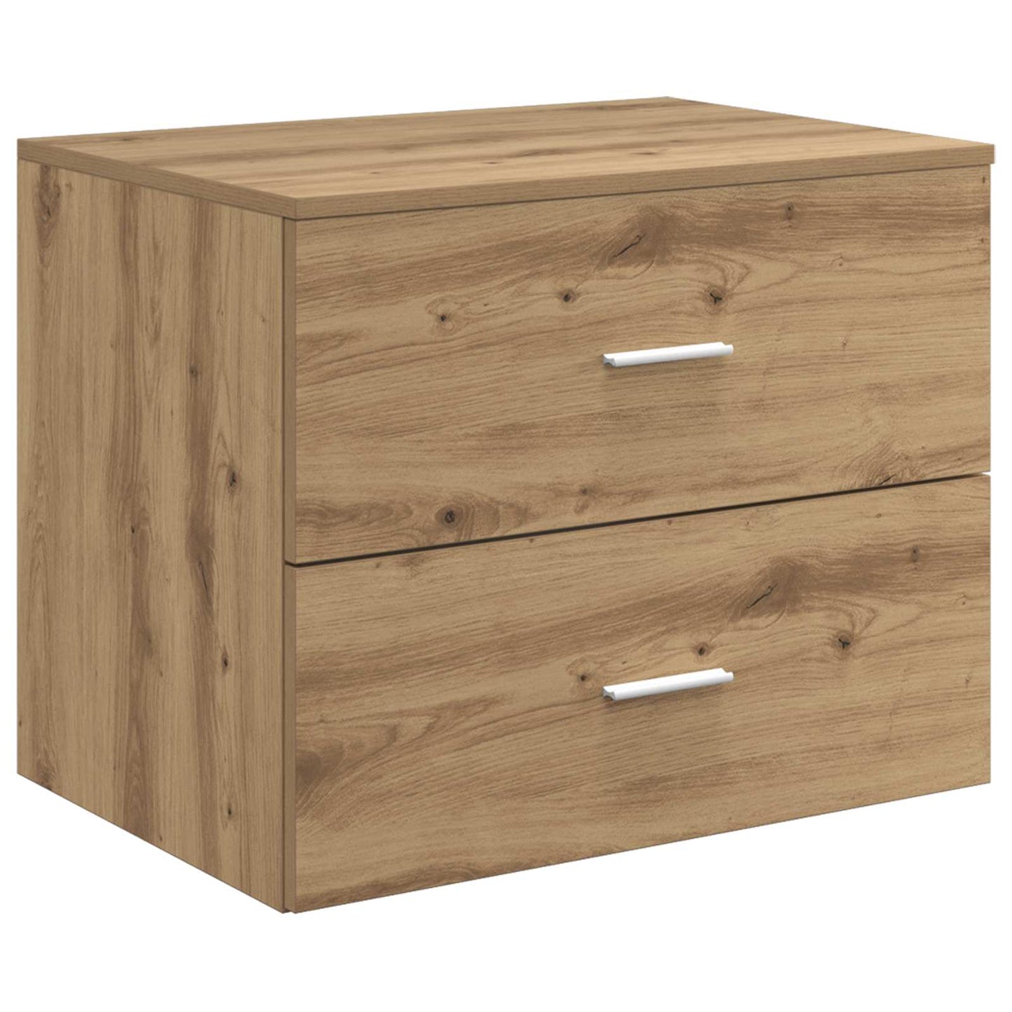 Bathroom Furniture Set Artisan Oak Engineered Wood