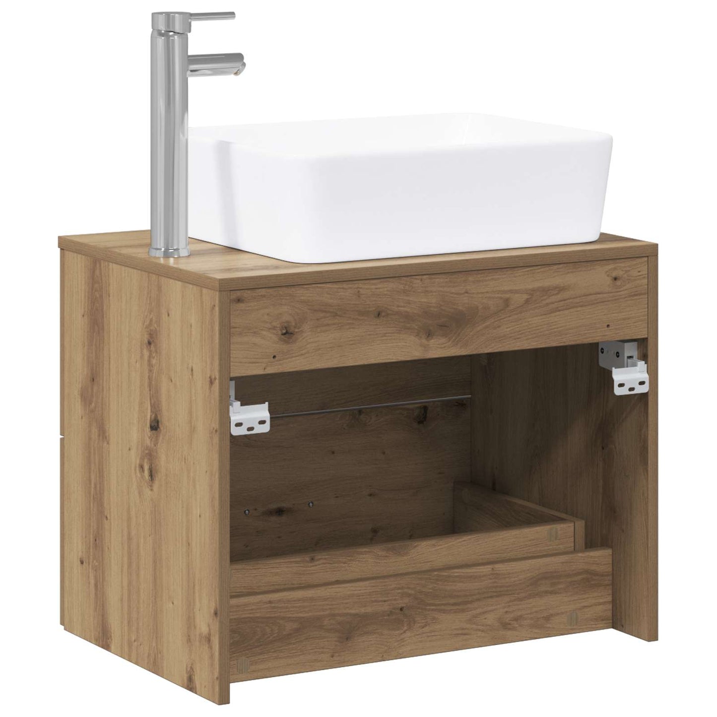 Bathroom Furniture Set Artisan Oak Engineered Wood