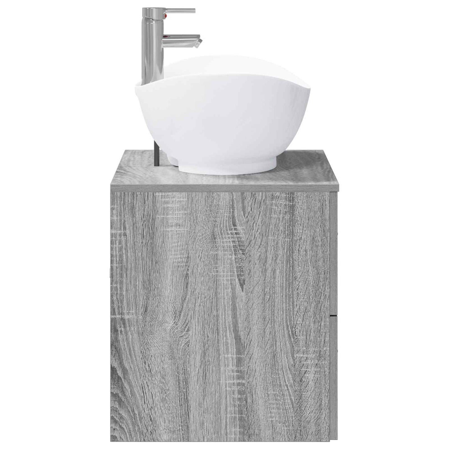 Bathroom Furniture Set Grey Sonoma Engineered Wood