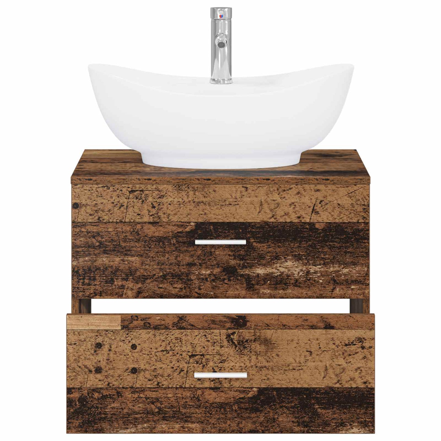 Bathroom Furniture Set Old Wood Engineered Wood