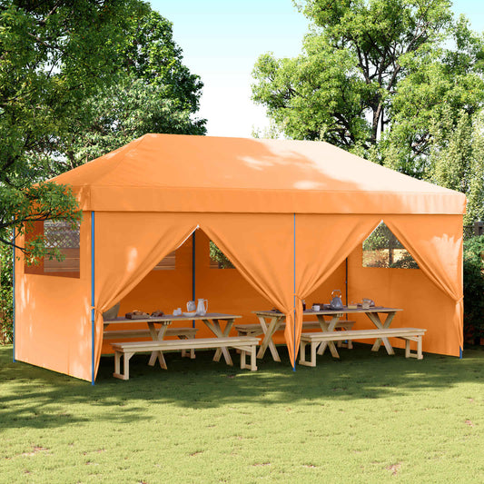 Party Tent 292 x 580 x 315 cm Orange Oxford Fabric