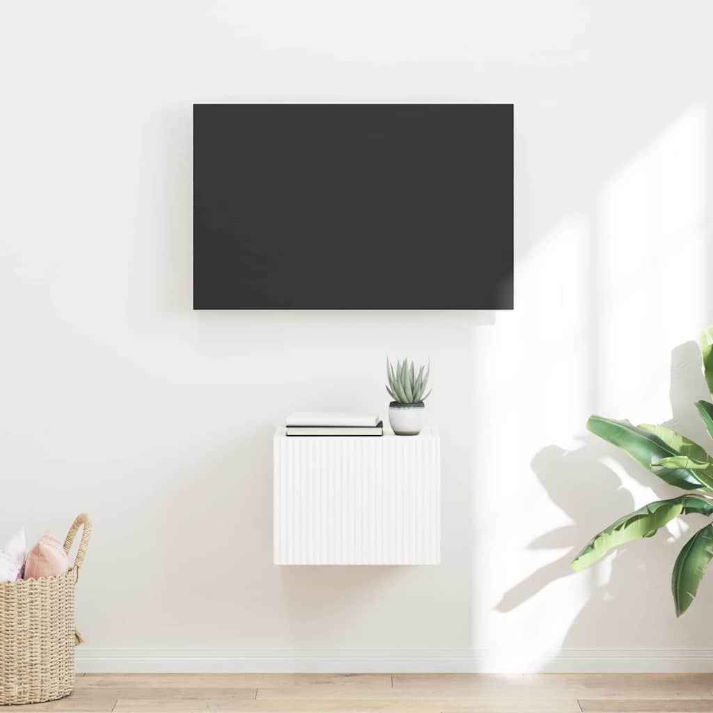 TV Wall Cabinet White 39 x 31 x 29.5 cm Engineered Wood