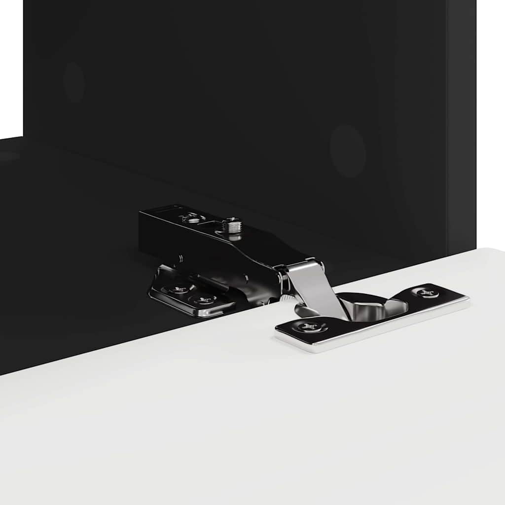 TV Wall Cabinet 2 pcs Black 39 x 31 x 29.5 cm Engineered Wood
