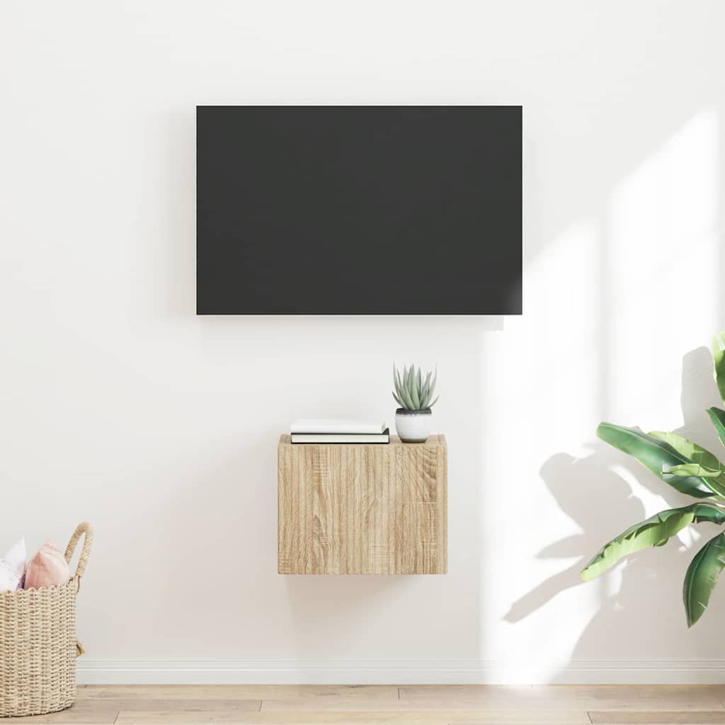 TV Wall Cabinet Sonoma 39 x 31 x 29.5 cm Engineered Wood