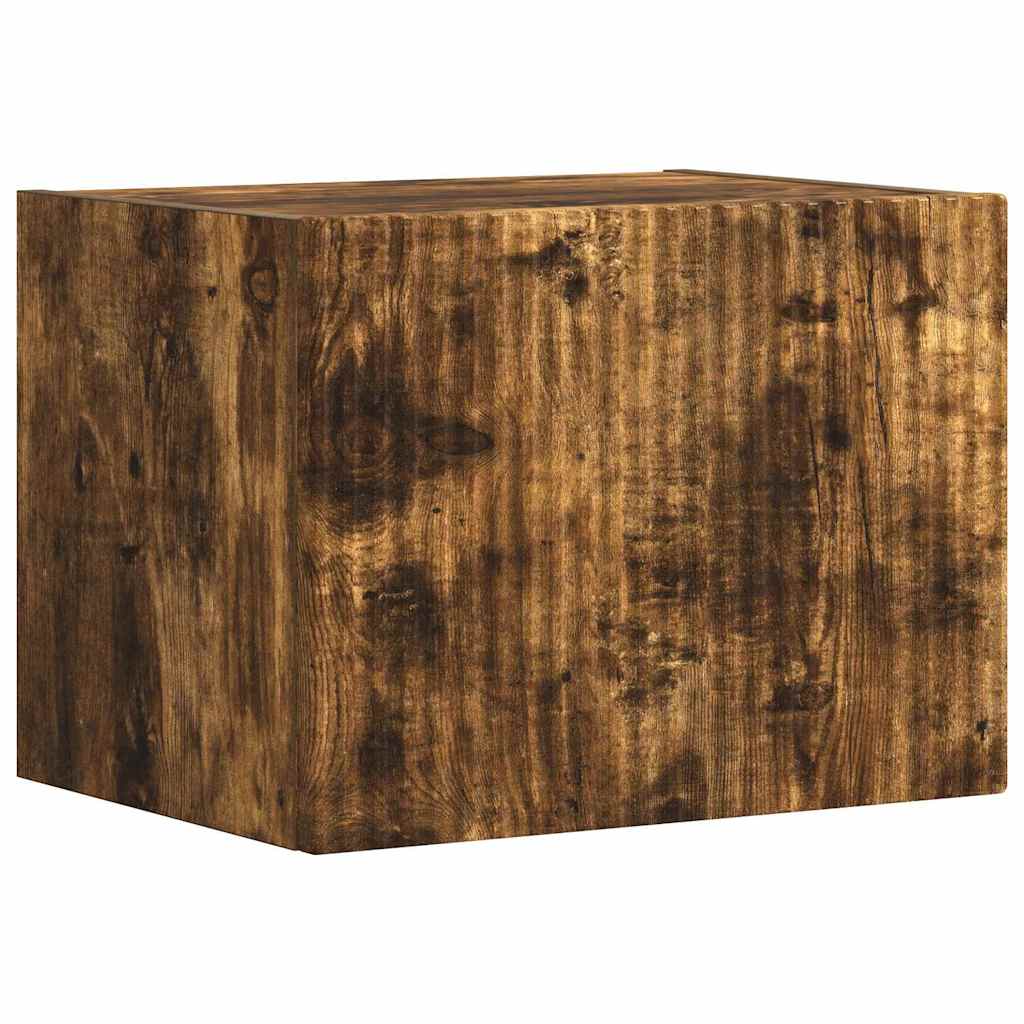 TV Wall Cabinet Smoked Oak 39 x 31 x 29.5 cm Engineered Wood