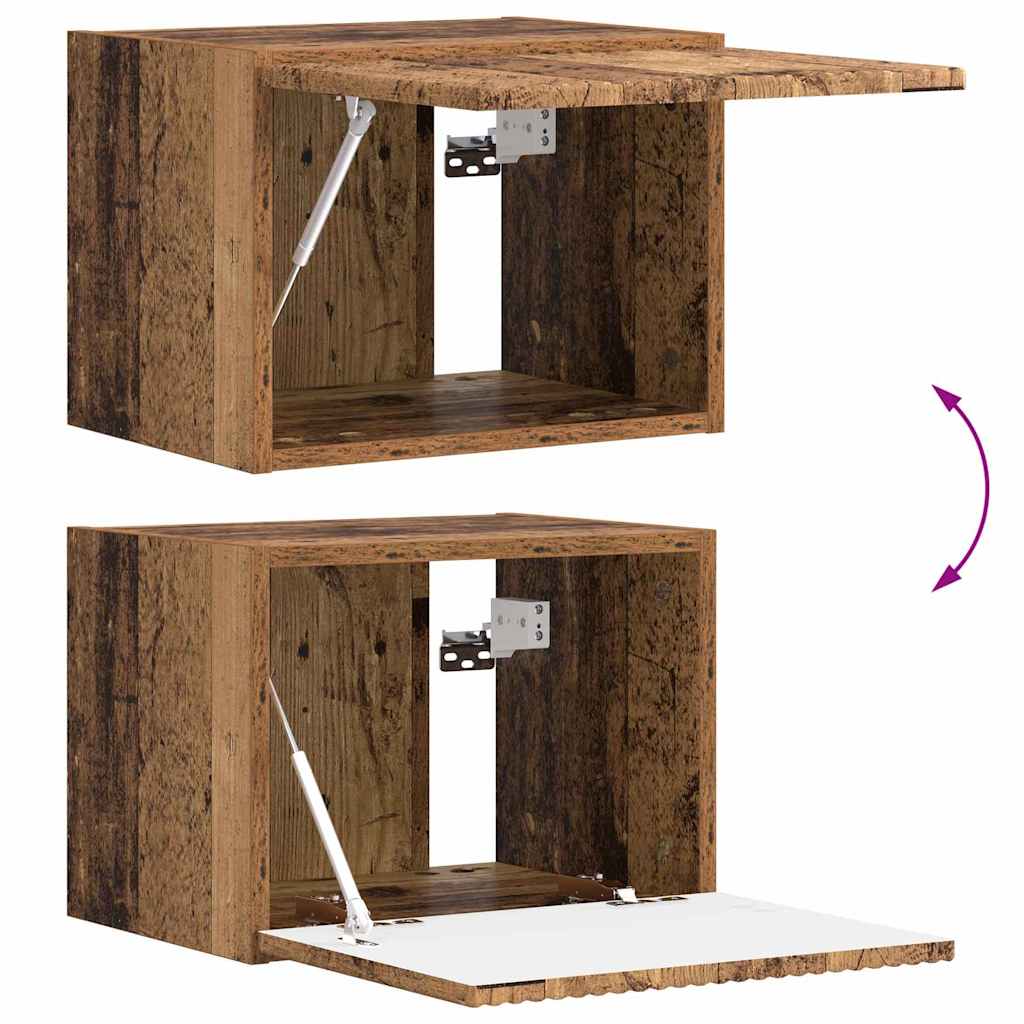 TV Wall Cabinet Smoked Oak 39 x 31 x 29.5 cm Engineered Wood