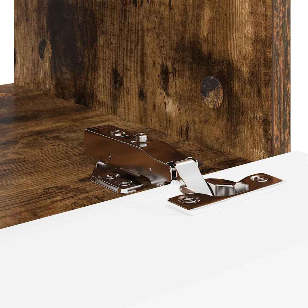 TV Wall Cabinet Wall-mounted 2 pcs Smoked Oak 39 x 31 x 29.5 cm