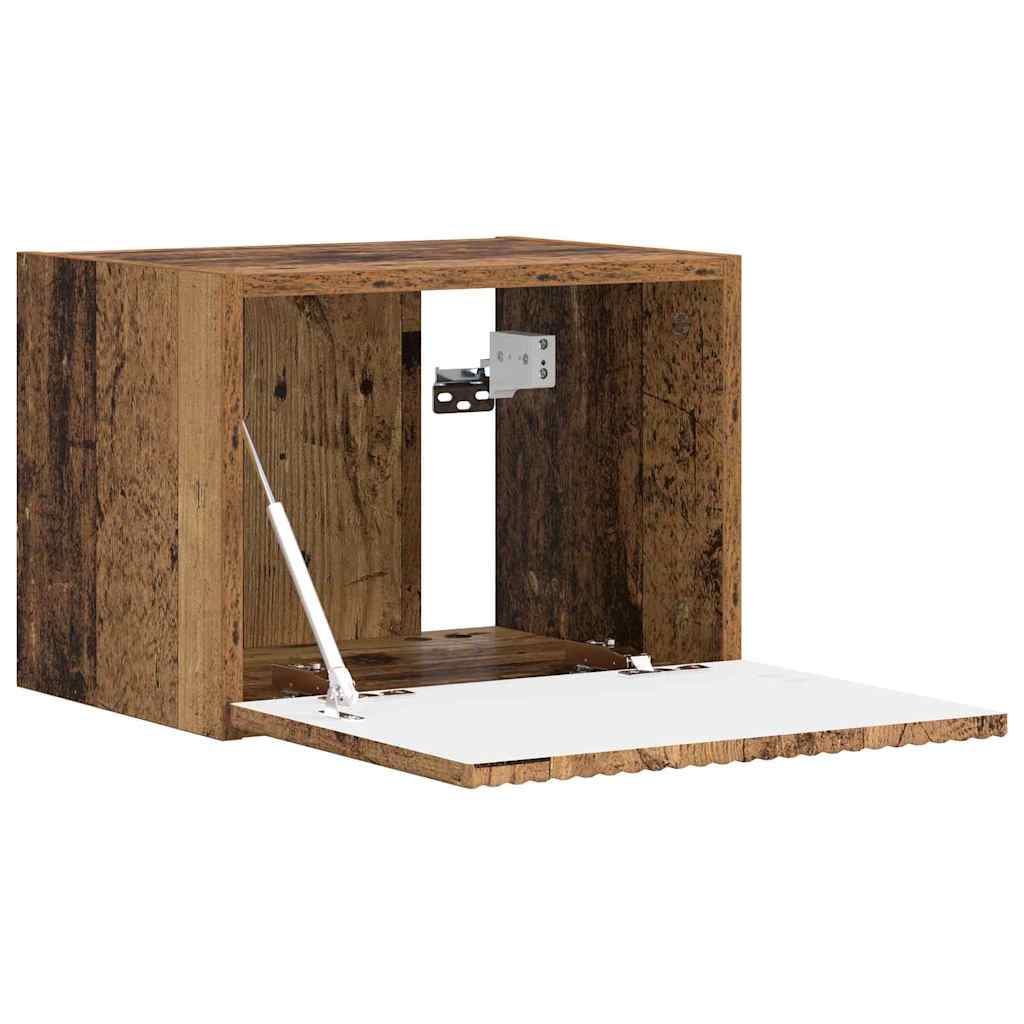 TV Wall Cabinet Wall-mounted 2 pcs Smoked Oak 39 x 31 x 29.5 cm