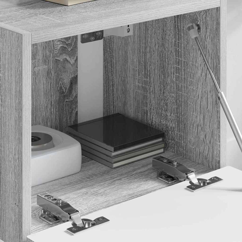 TV Wall Cabinet Grey Sonoma 39 x 31 x 29.5 cm Engineered Wood
