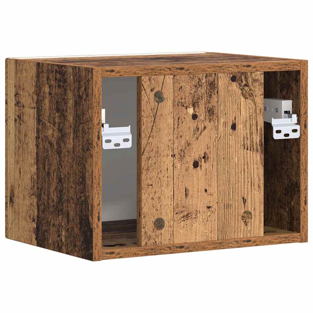 TV Wall Cabinet Old Wood 39 x 31 x 29.5 cm Engineered Wood