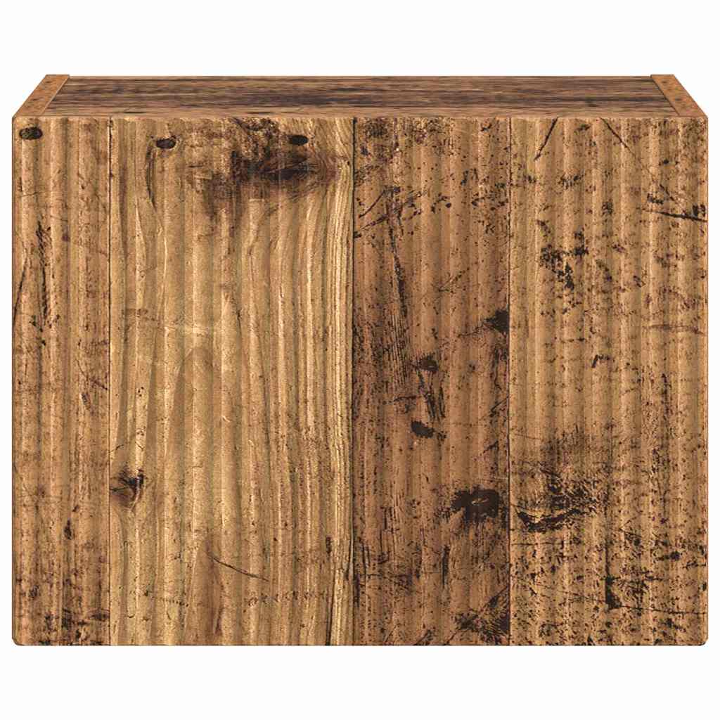 TV Wall Cabinet 39 x 31 x 29.5 cm Old Wood Engineered Wood