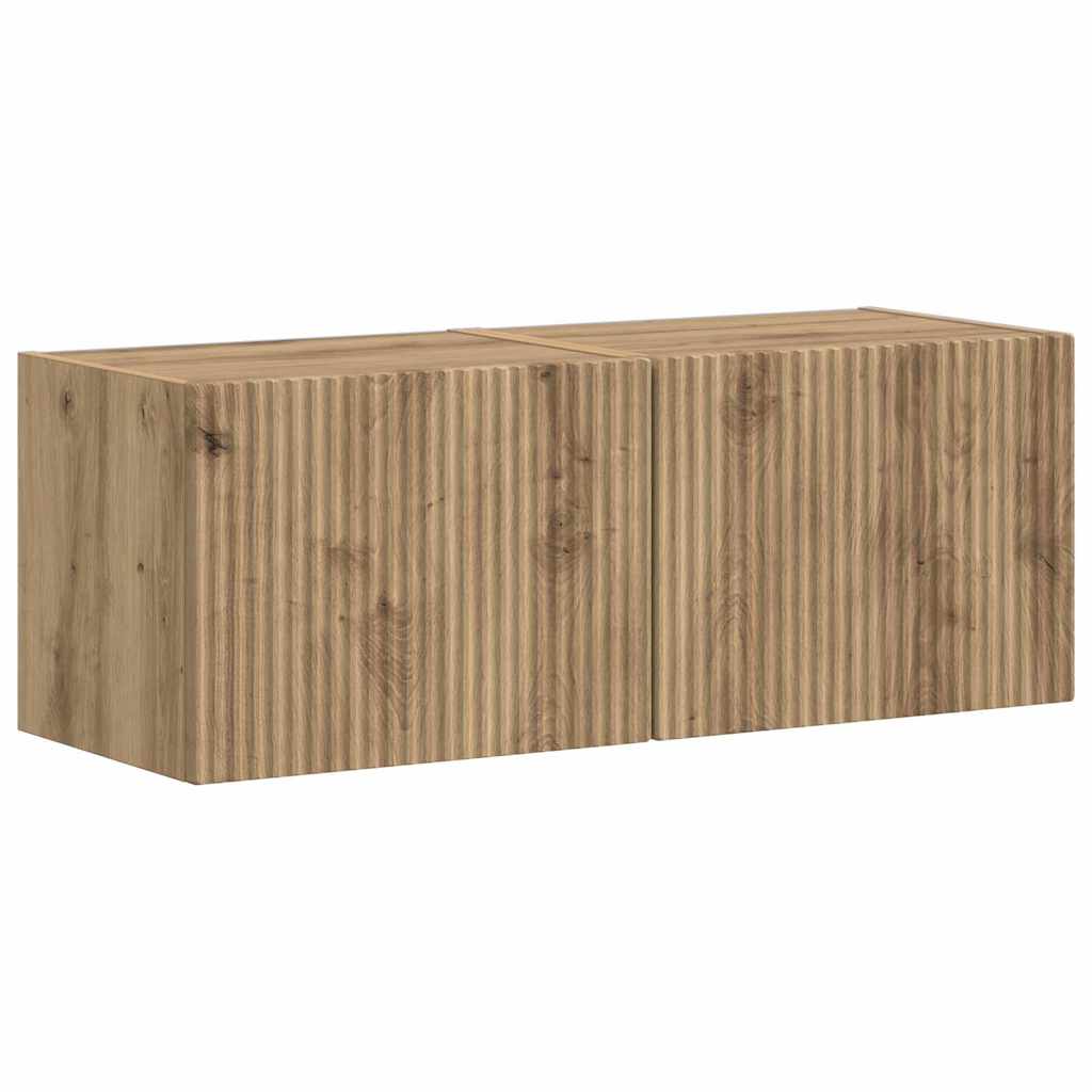 TV Wall Cabinet 2 pcs Artisian Oak 39 x 31 x 29.5 cm