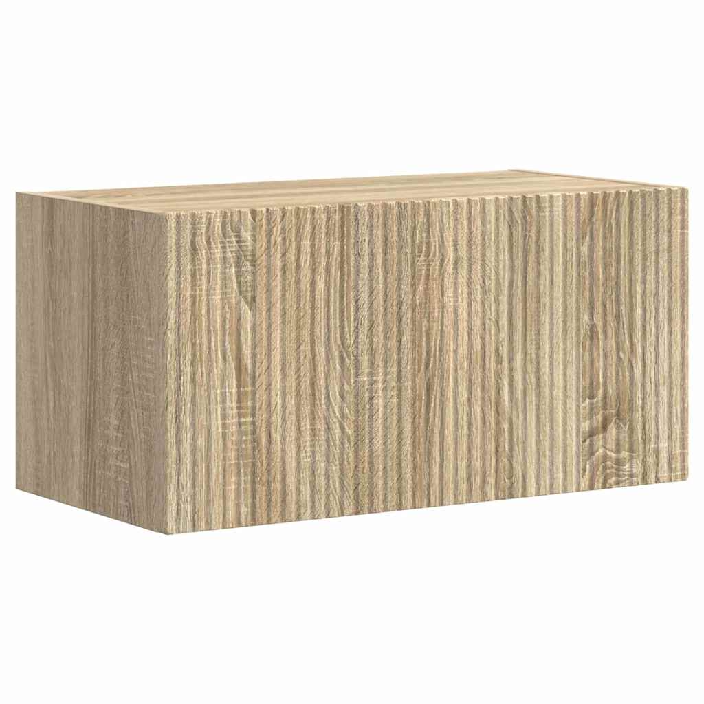 TV Wall Cabinet 2 pcs Sonoma 60 x 31 x 29.5 cm Engineered Wood