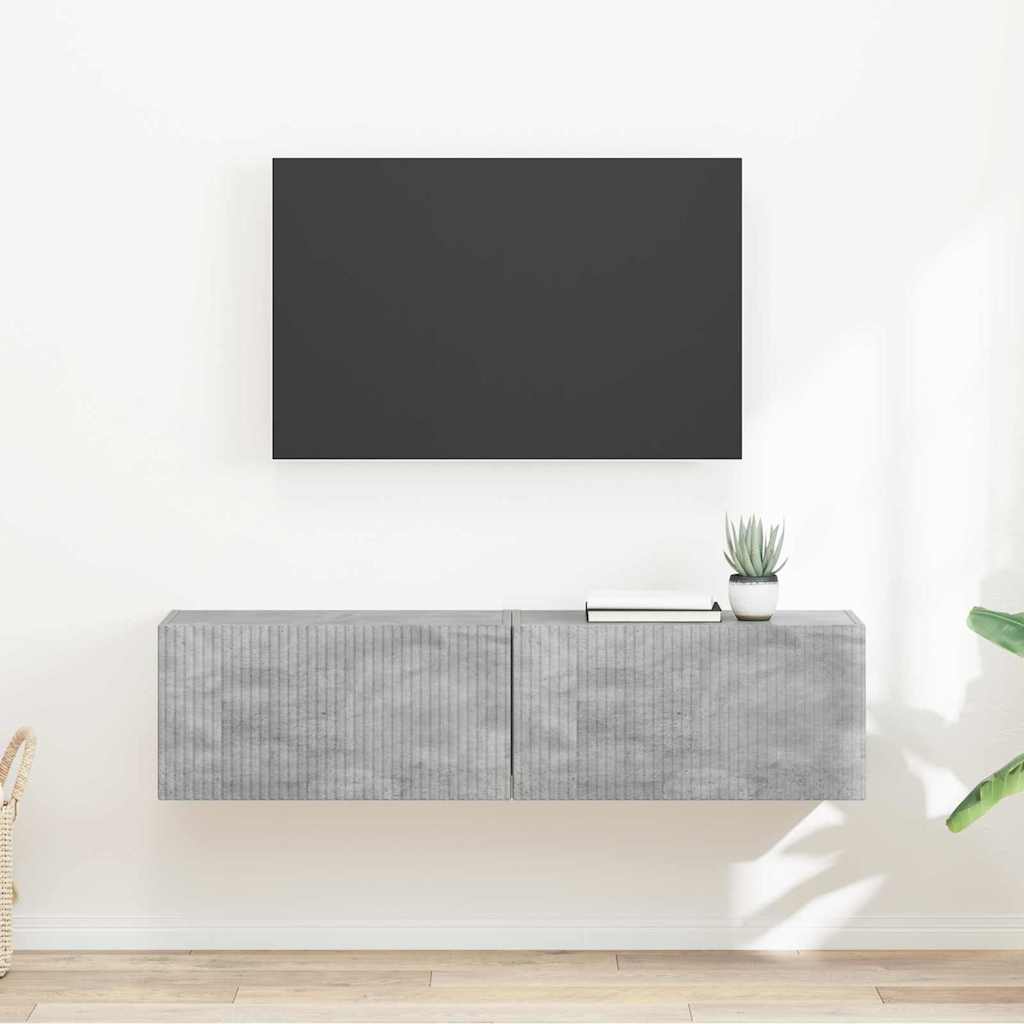 TV Wall Cabinet Wall-mounted 2 pcs Concerte 60 x 31 x 29.5 cm