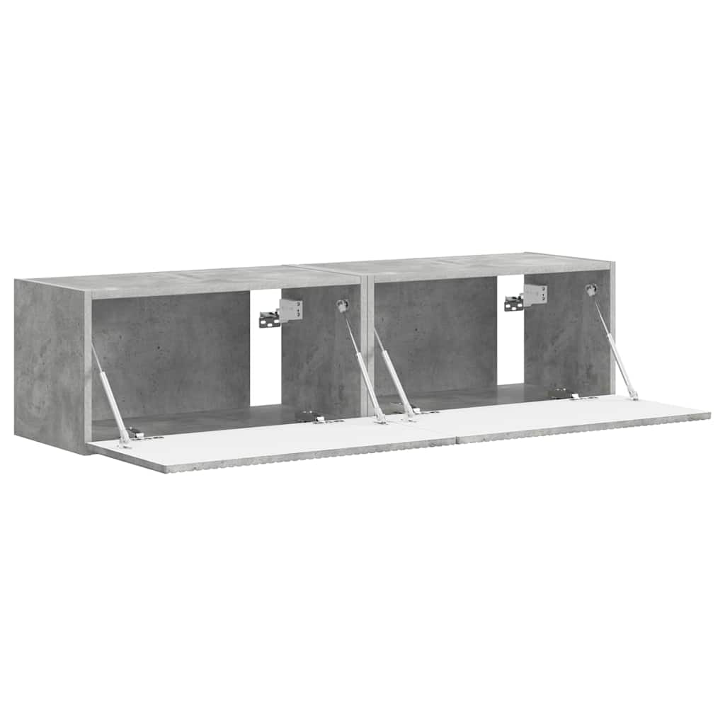 TV Wall Cabinet Wall-mounted 2 pcs Concerte 60 x 31 x 29.5 cm