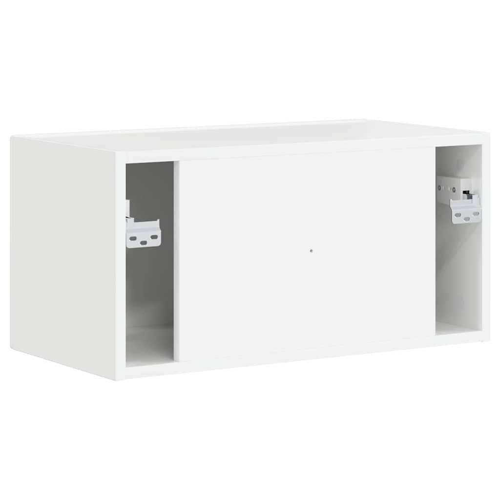 TV Wall Cabinet Gloss White 60 x 31 x 29.5 cm Engineered Wood