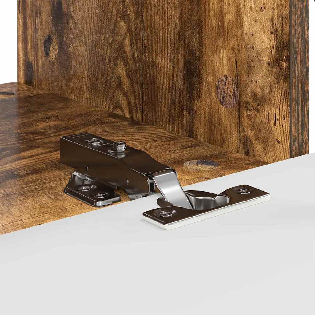 TV Wall Cabinet Wall-mounted 2 pcs Smoked Oak 60 x 31 x 29.5 cm