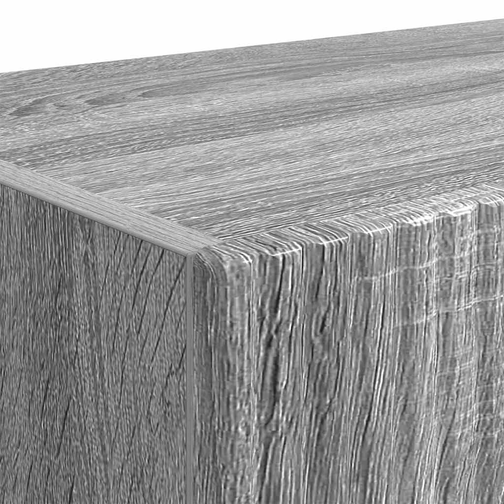 TV Wall Cabinet Grey Sonoma 60 x 31 x 29.5 cm Engineered Wood